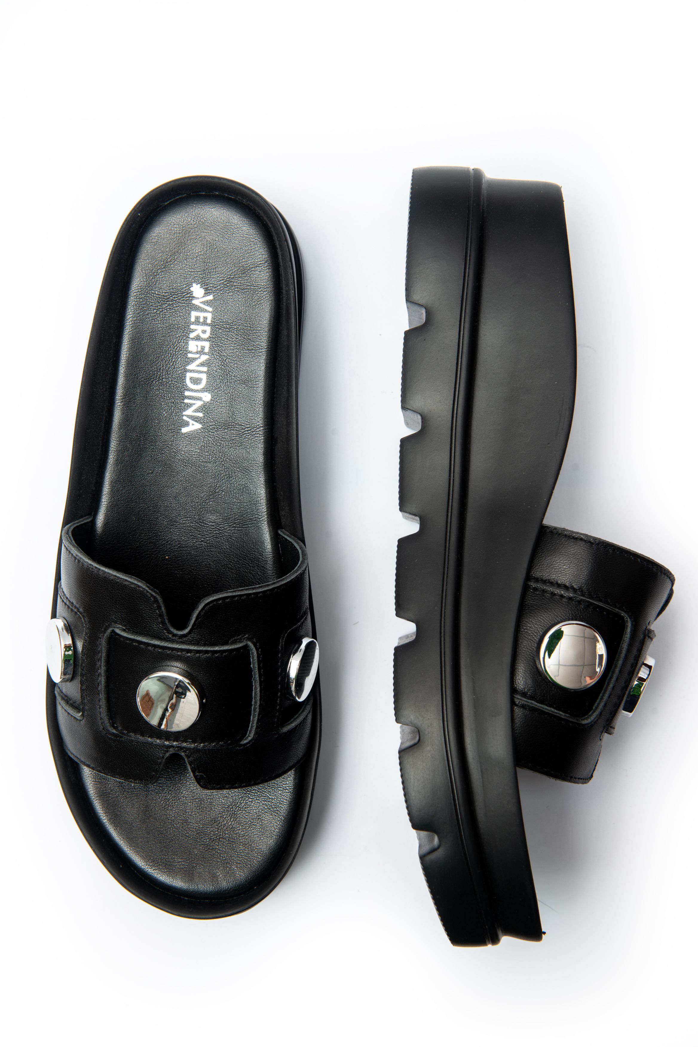 Шлепанцы Verendina 00214 Черные