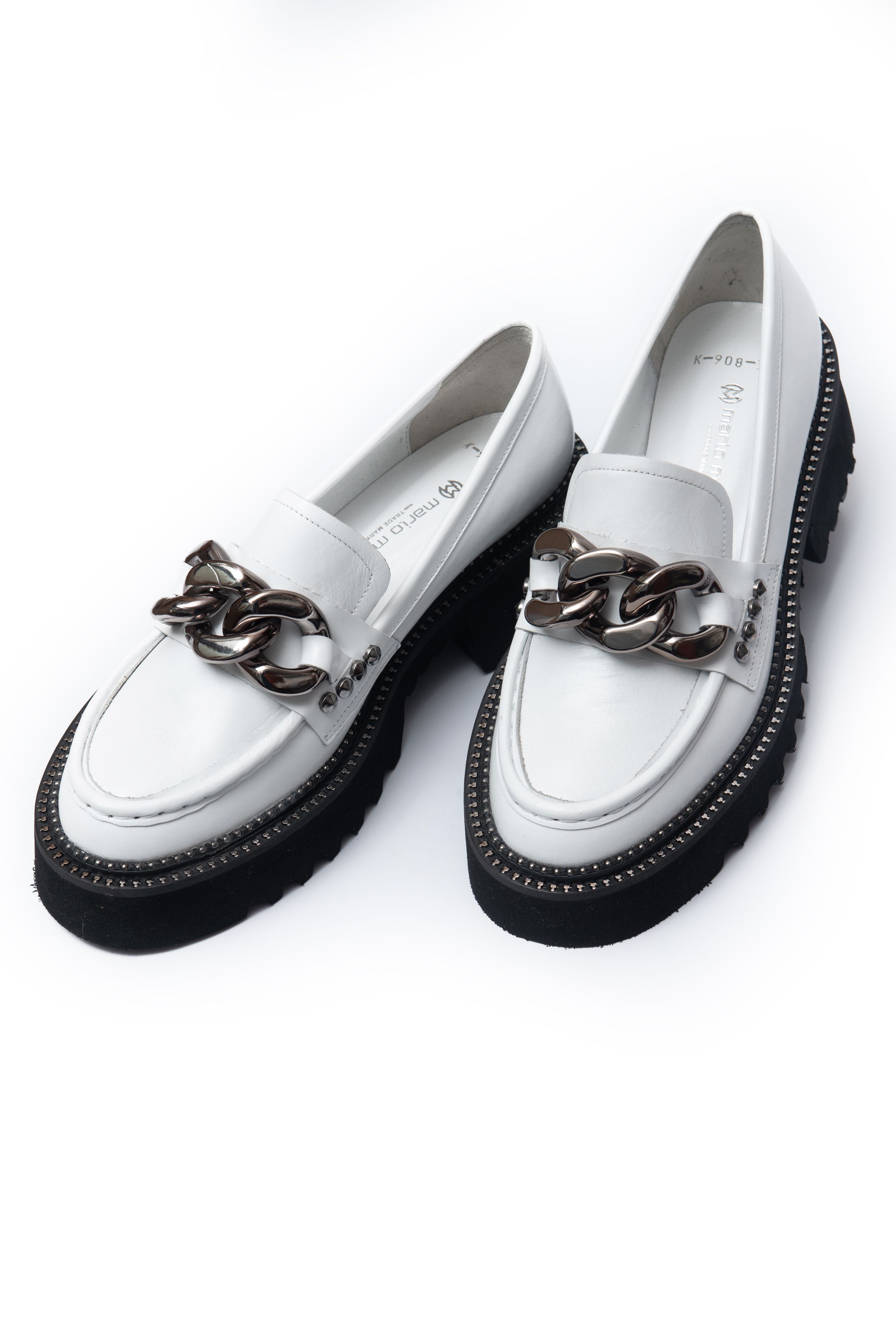 Лоферы Mario Muzi 00625 Белые