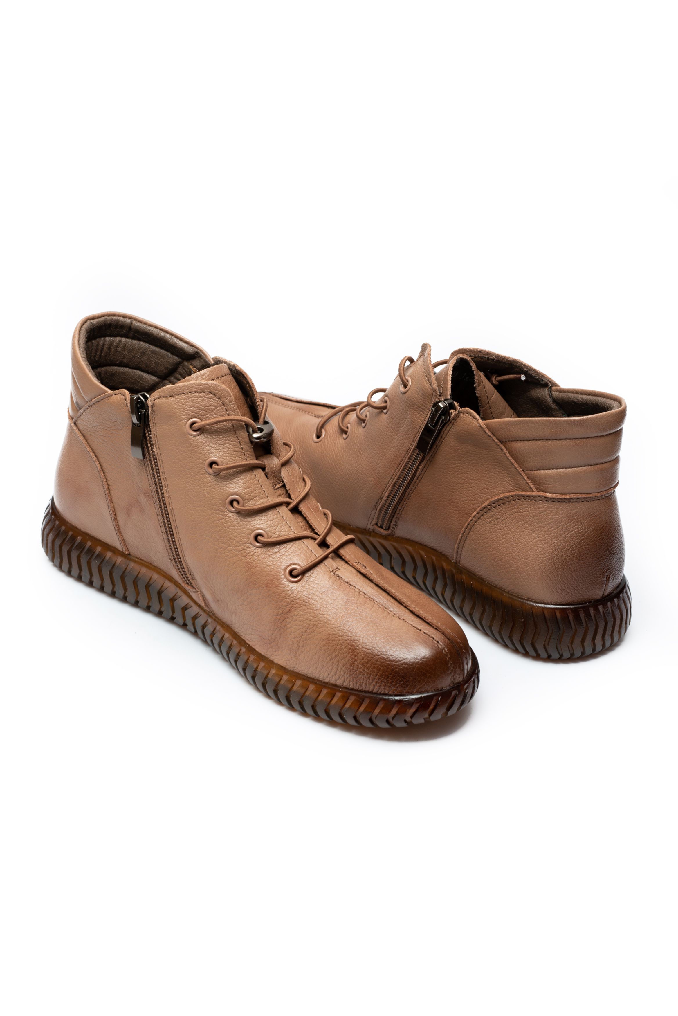 Ботинки Juvkel 00718 Бежевые