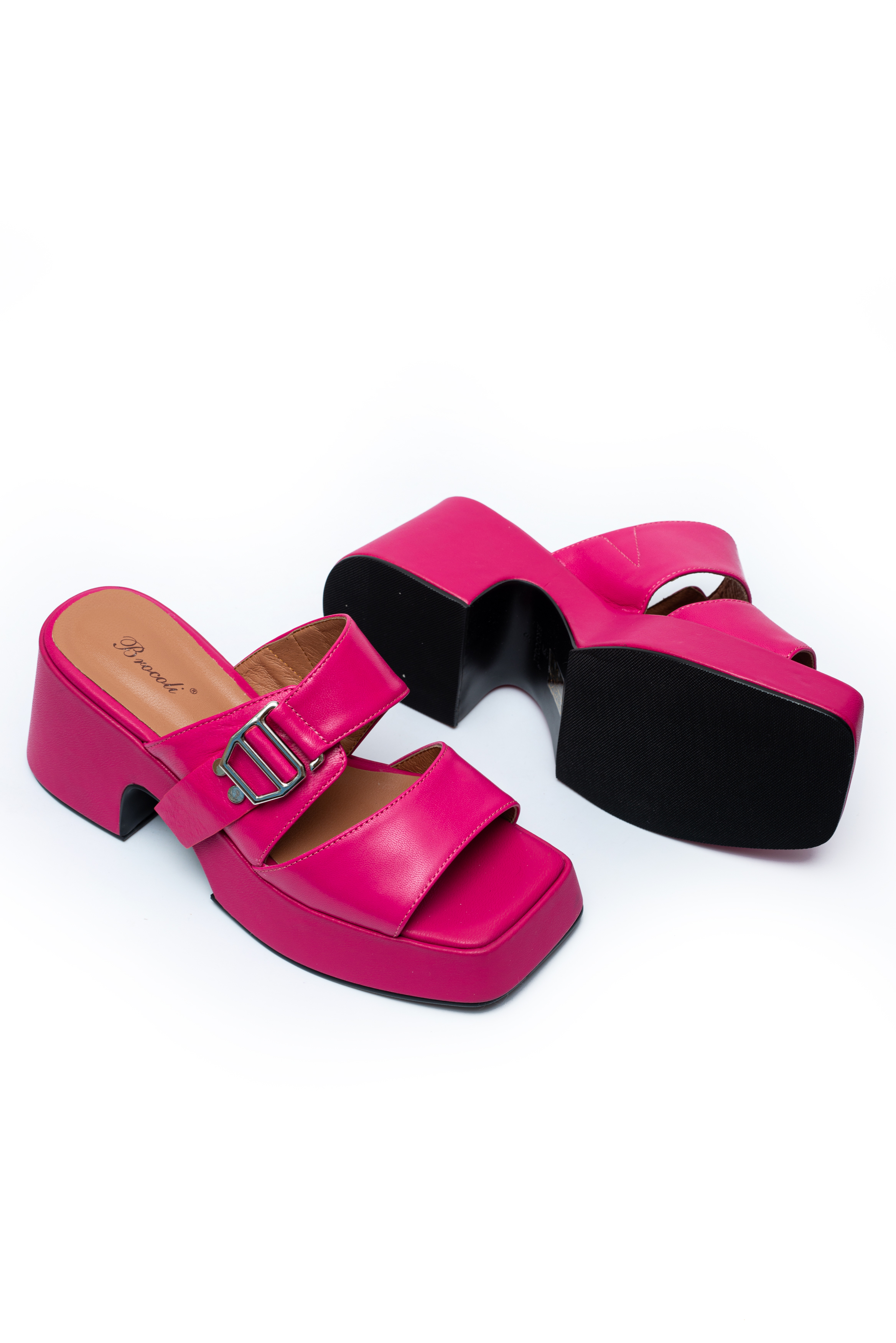 Шлепанцы Brocoly 00864  Розовые