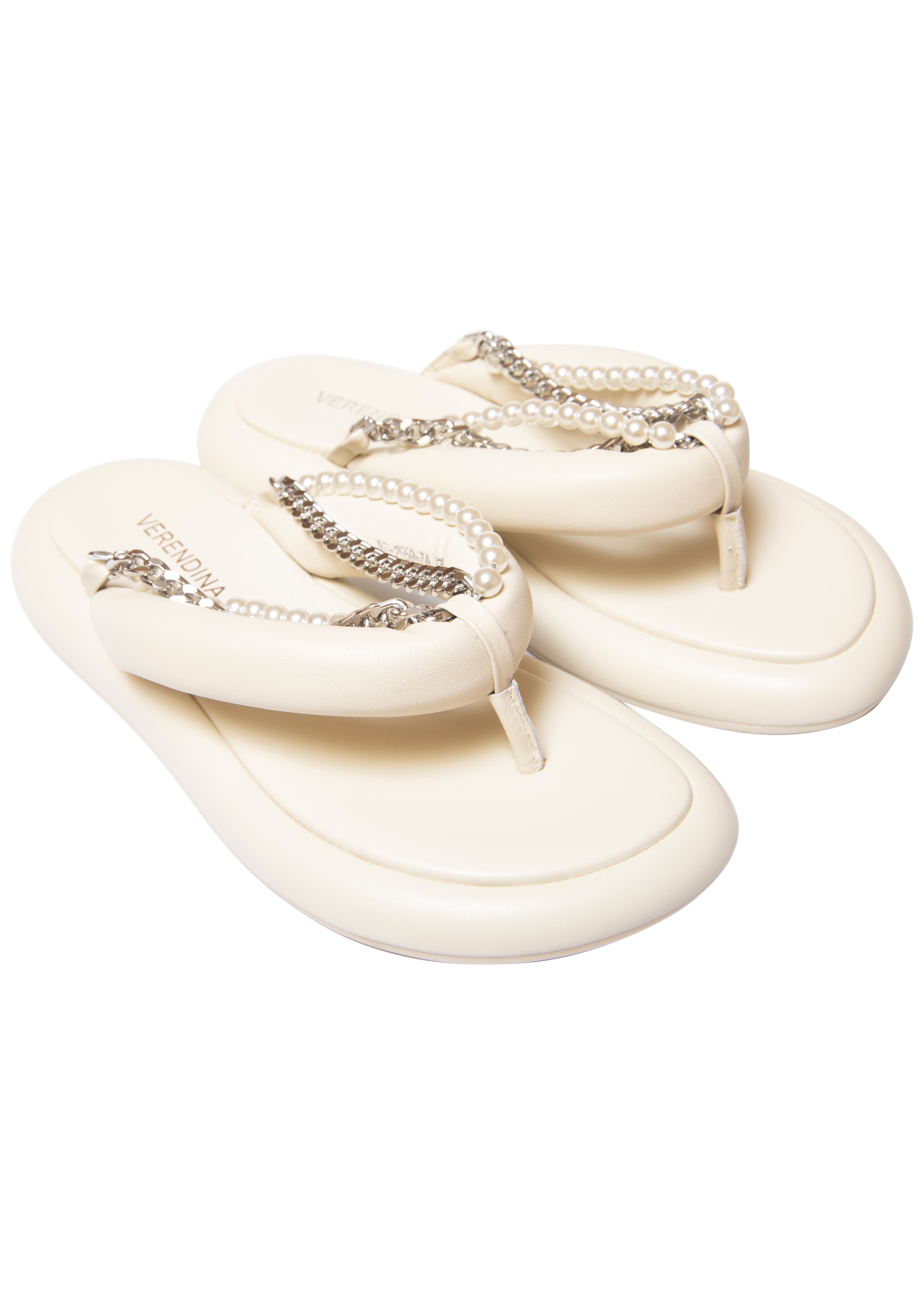 Шлепанцы Verendina 00891 Кремовые
