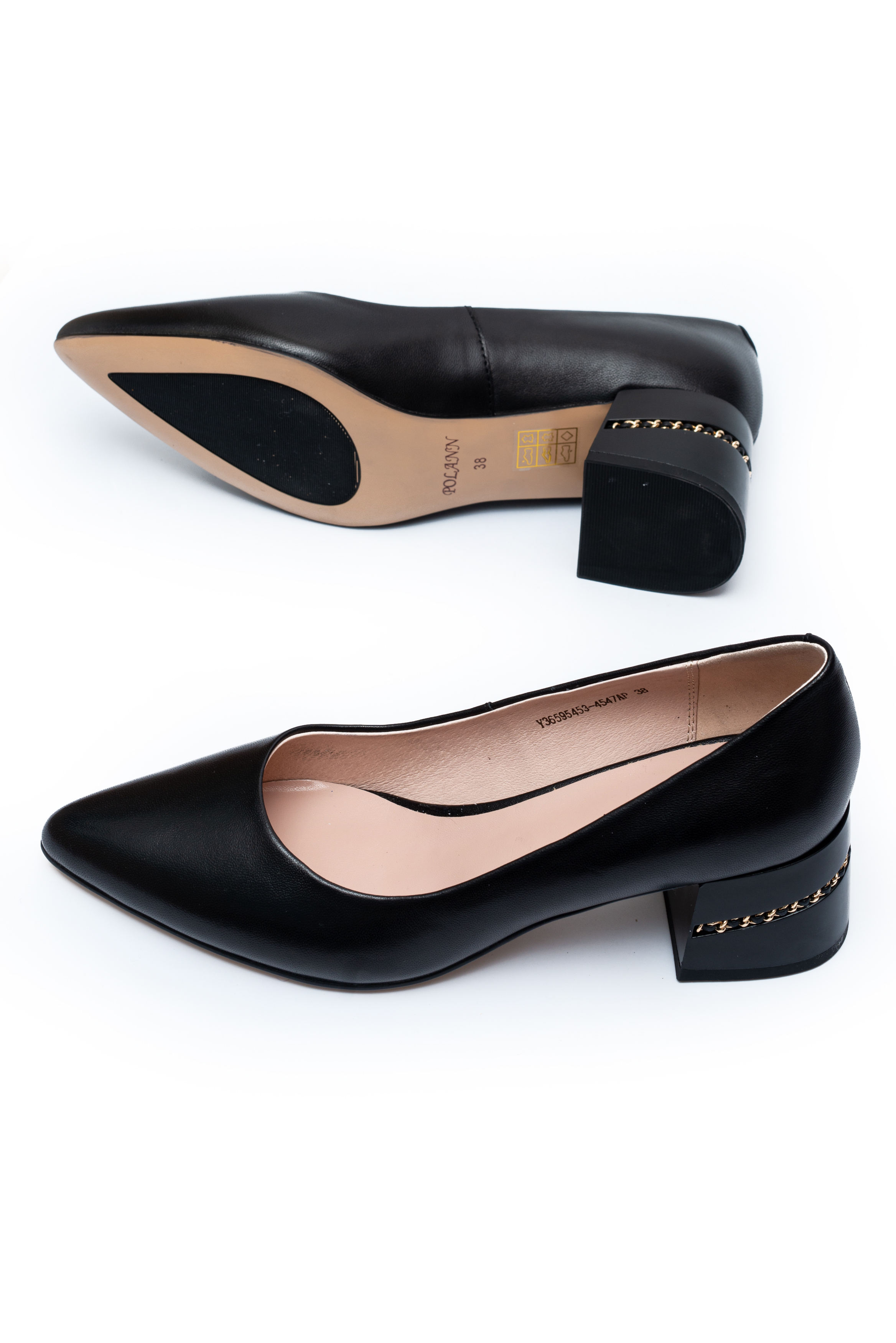 Туфли Polann 00908 Черные