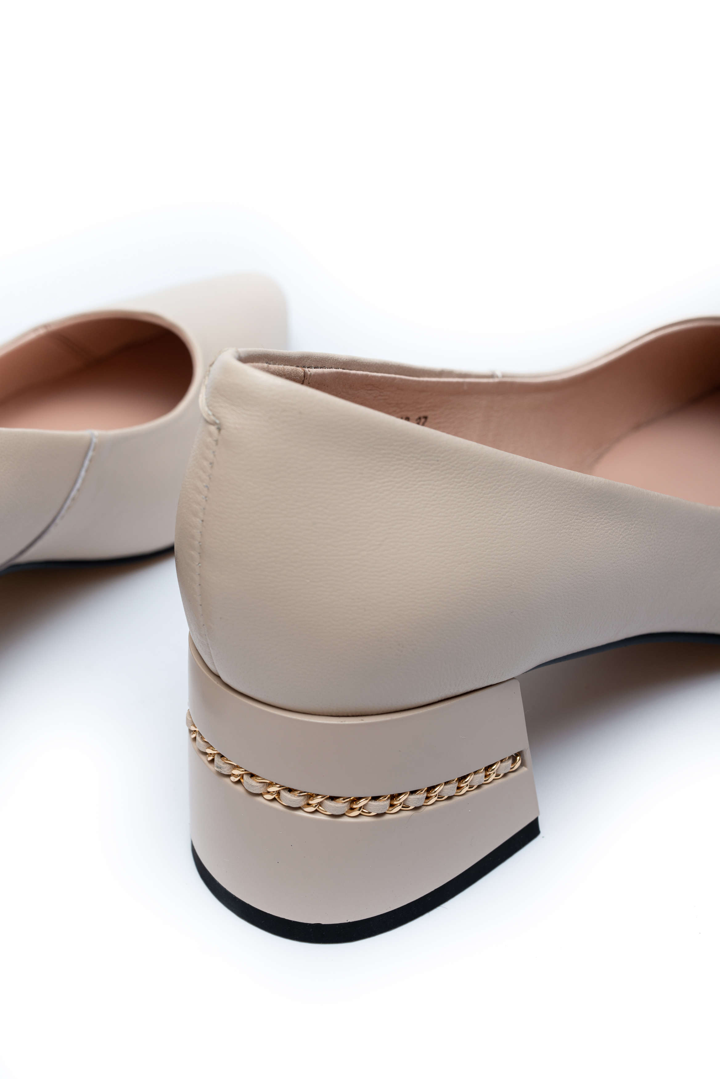 Туфли Polann 00909 Бежевые