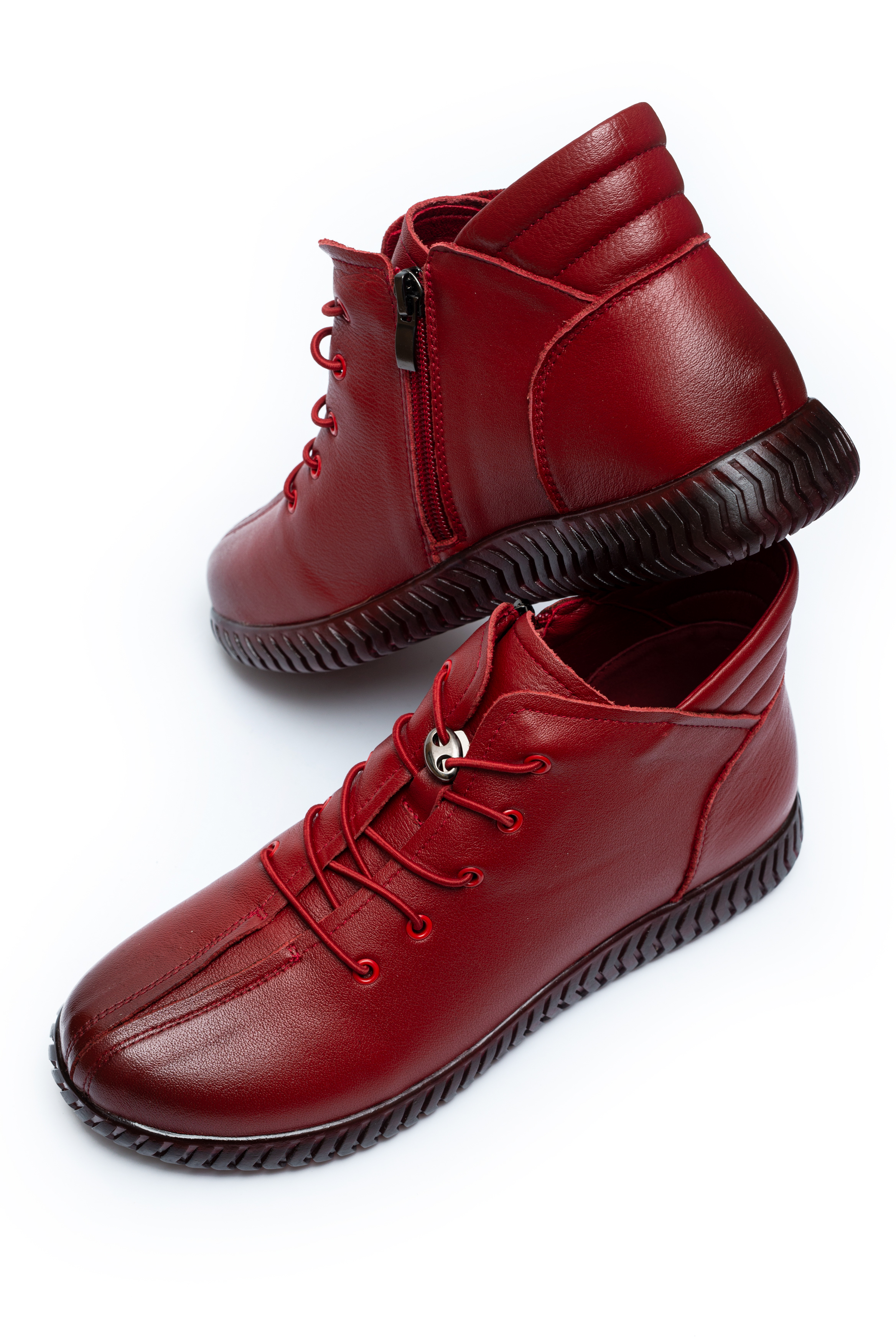 Ботинки Juvkel 00935 Красные