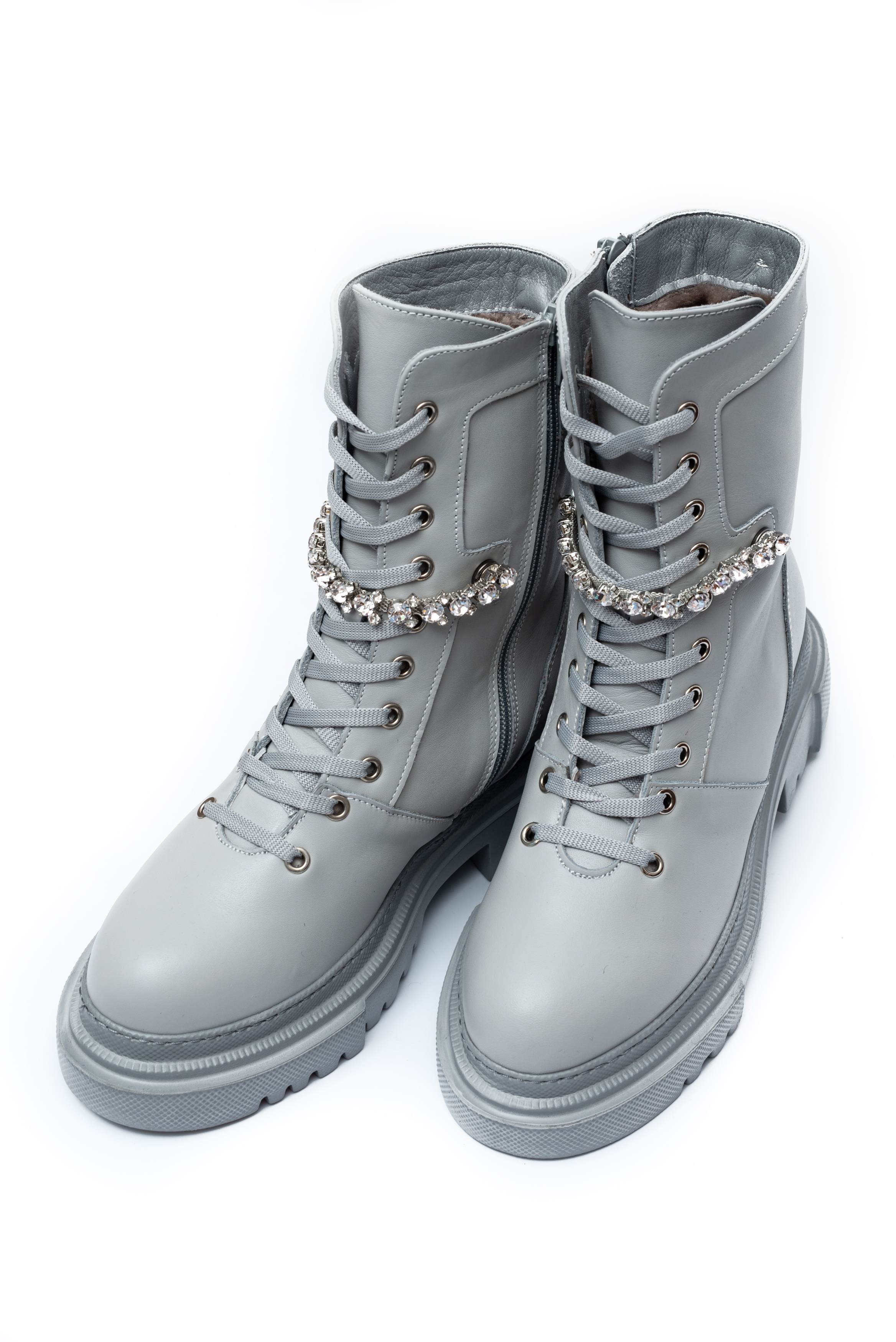 Ботинки Mario Muzi 00976 Серые