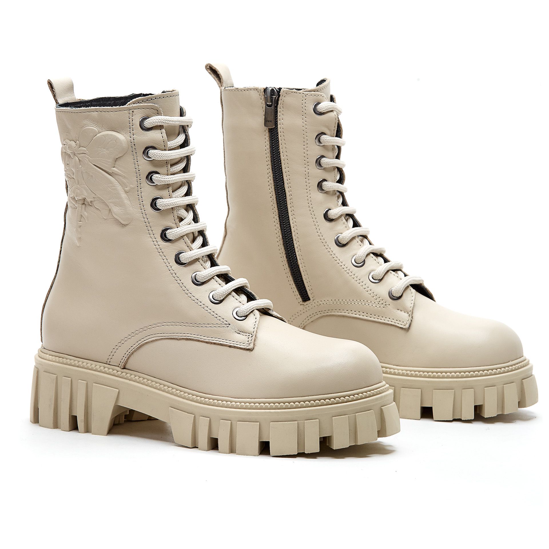 Ботинки Trio 00980 Бежевые