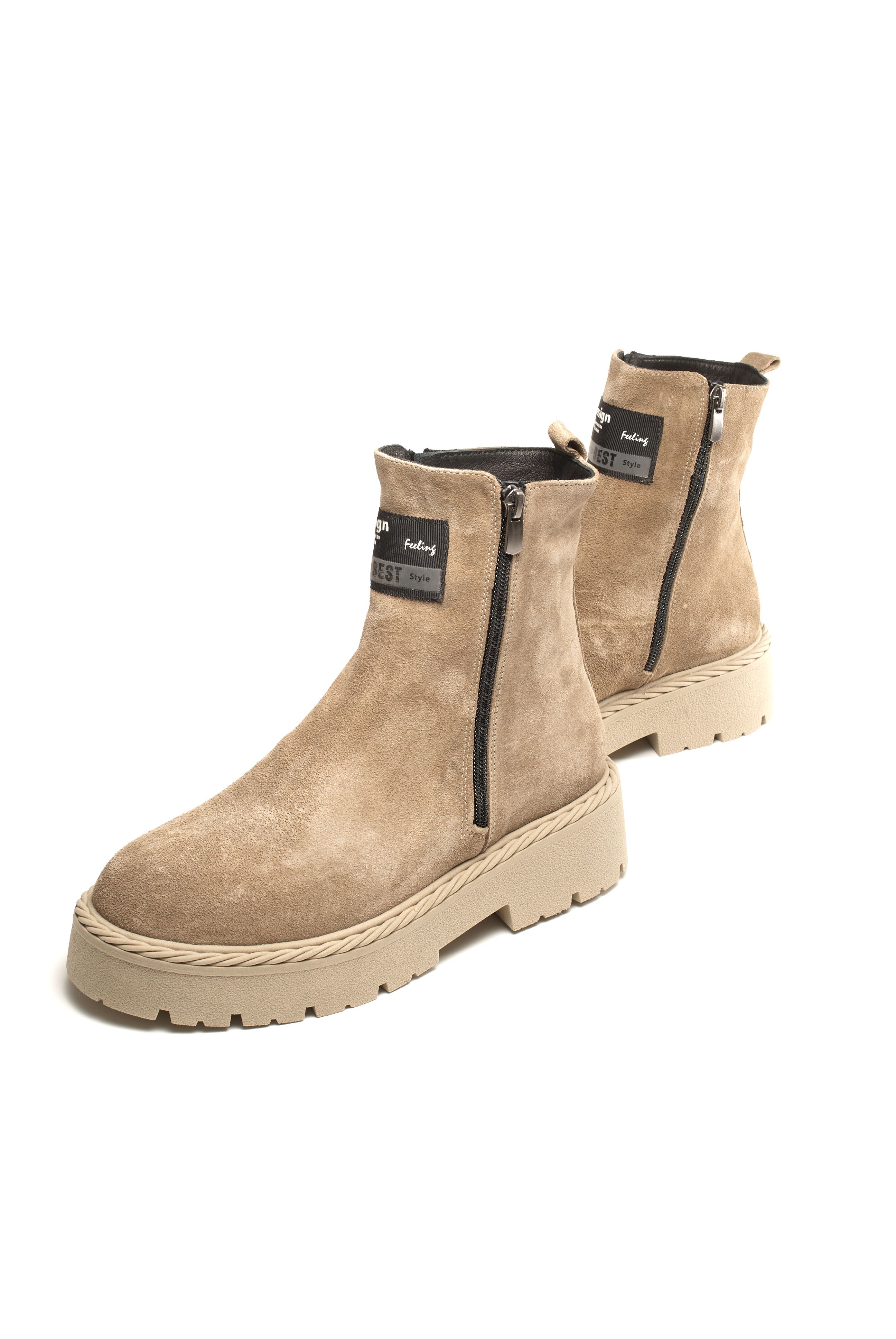 Ботинки Evromoda 00994 Бежевые