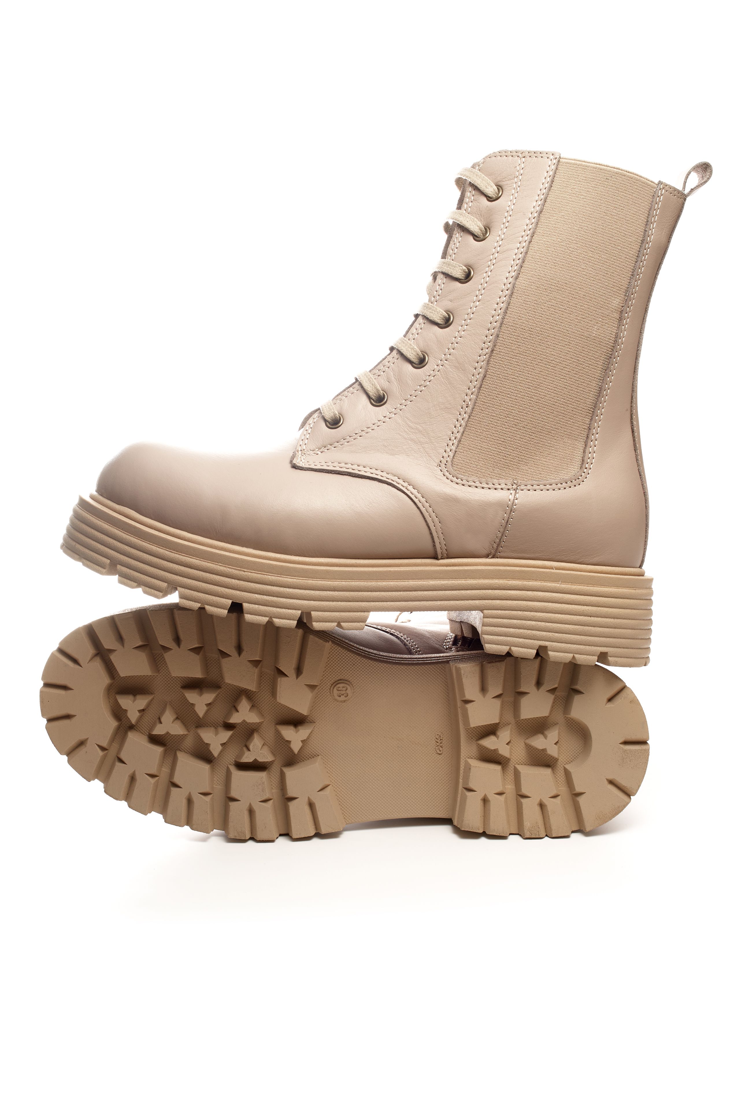 Ботинки Trio 01003 Бежевые