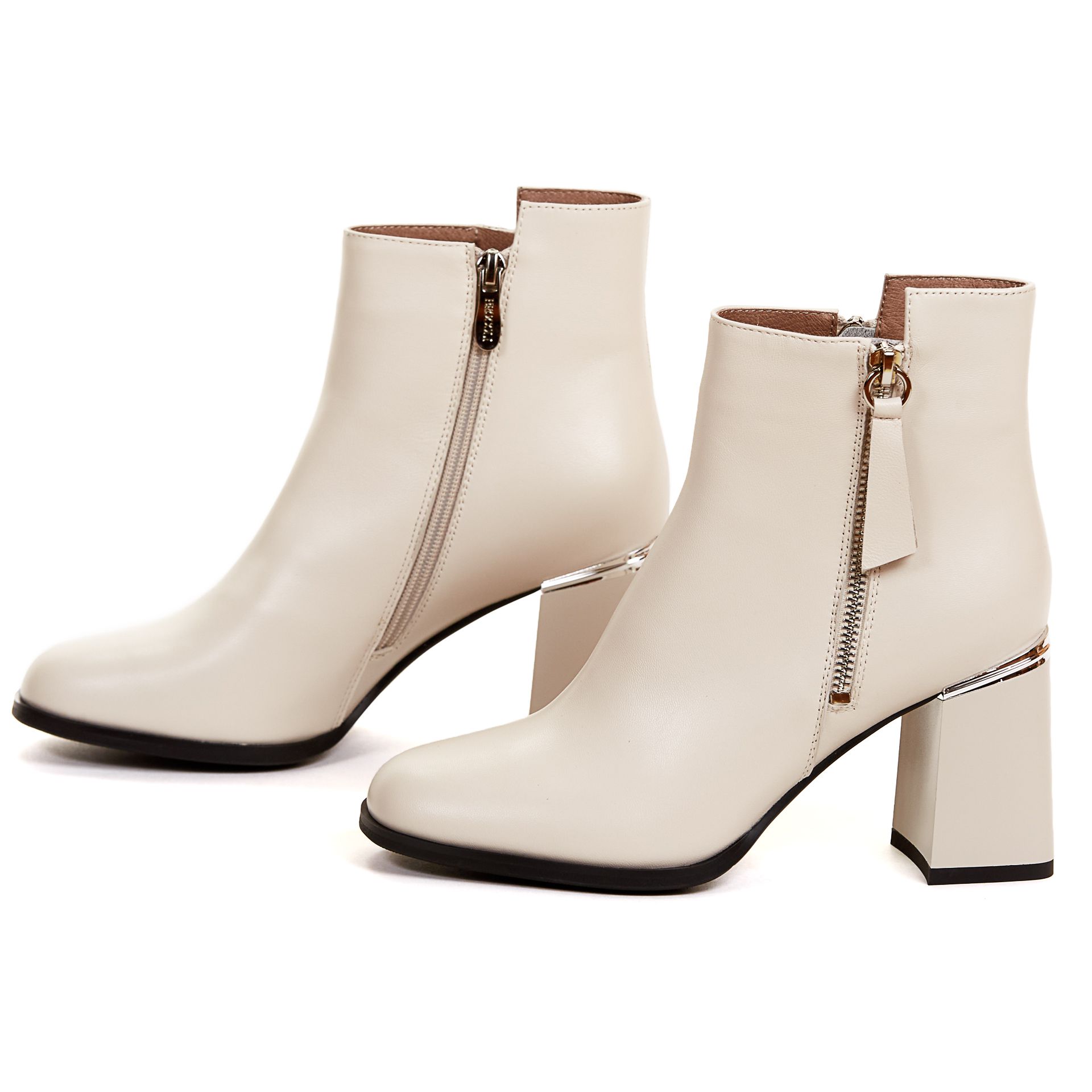 Ботильоны Brocoly 01028 Бежевые