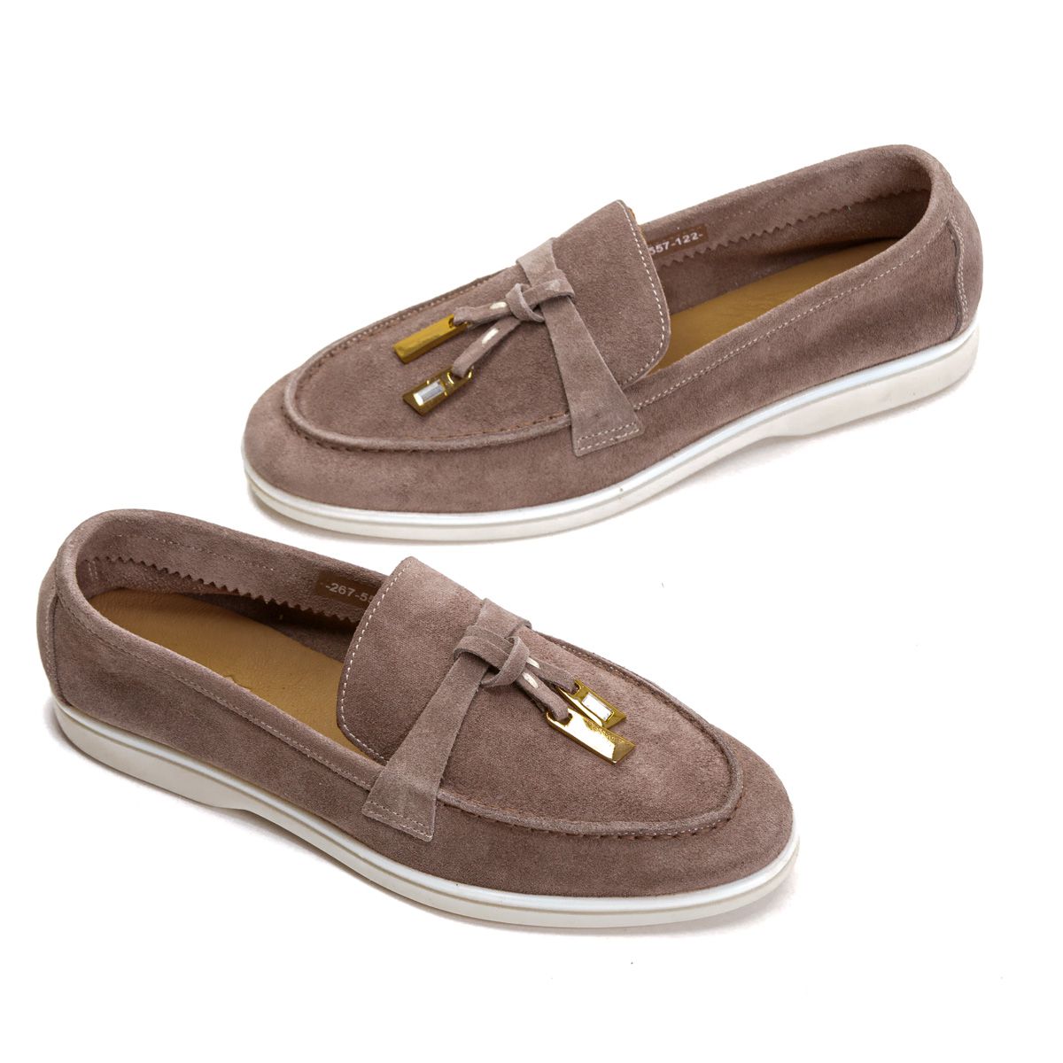 Лоферы Magnolya 01055 Серые