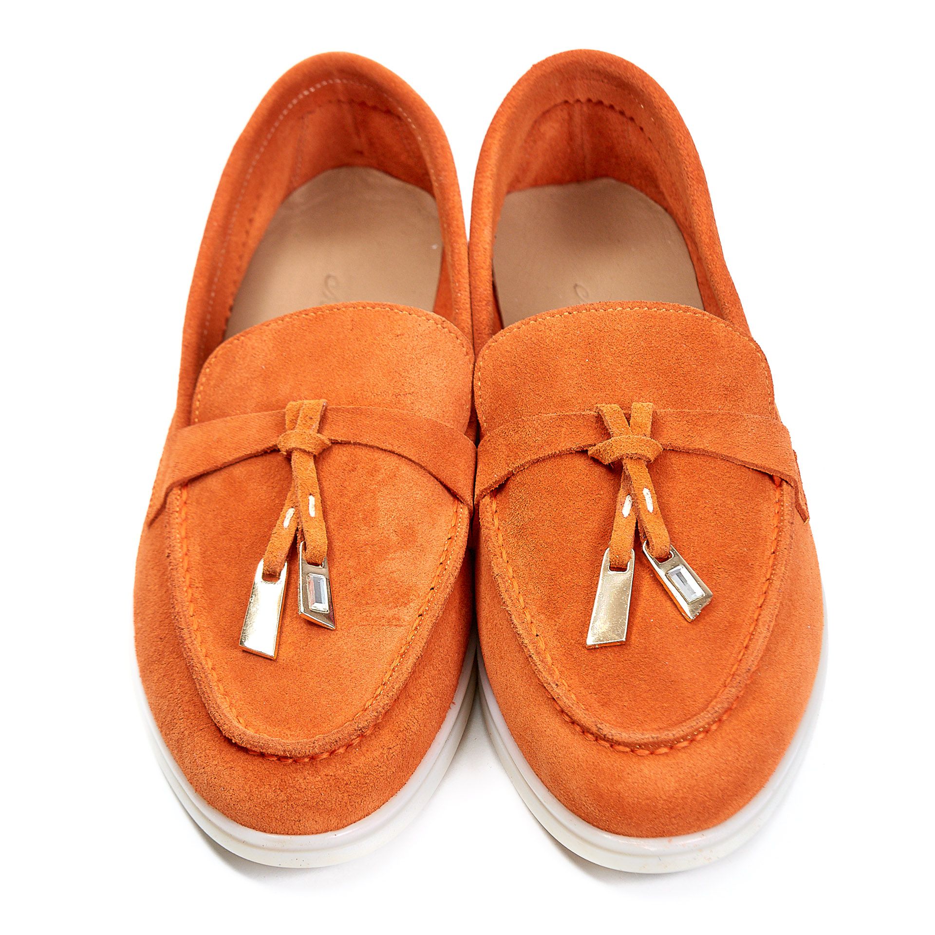 Лоферы Magnolya 01048 Оранжевые