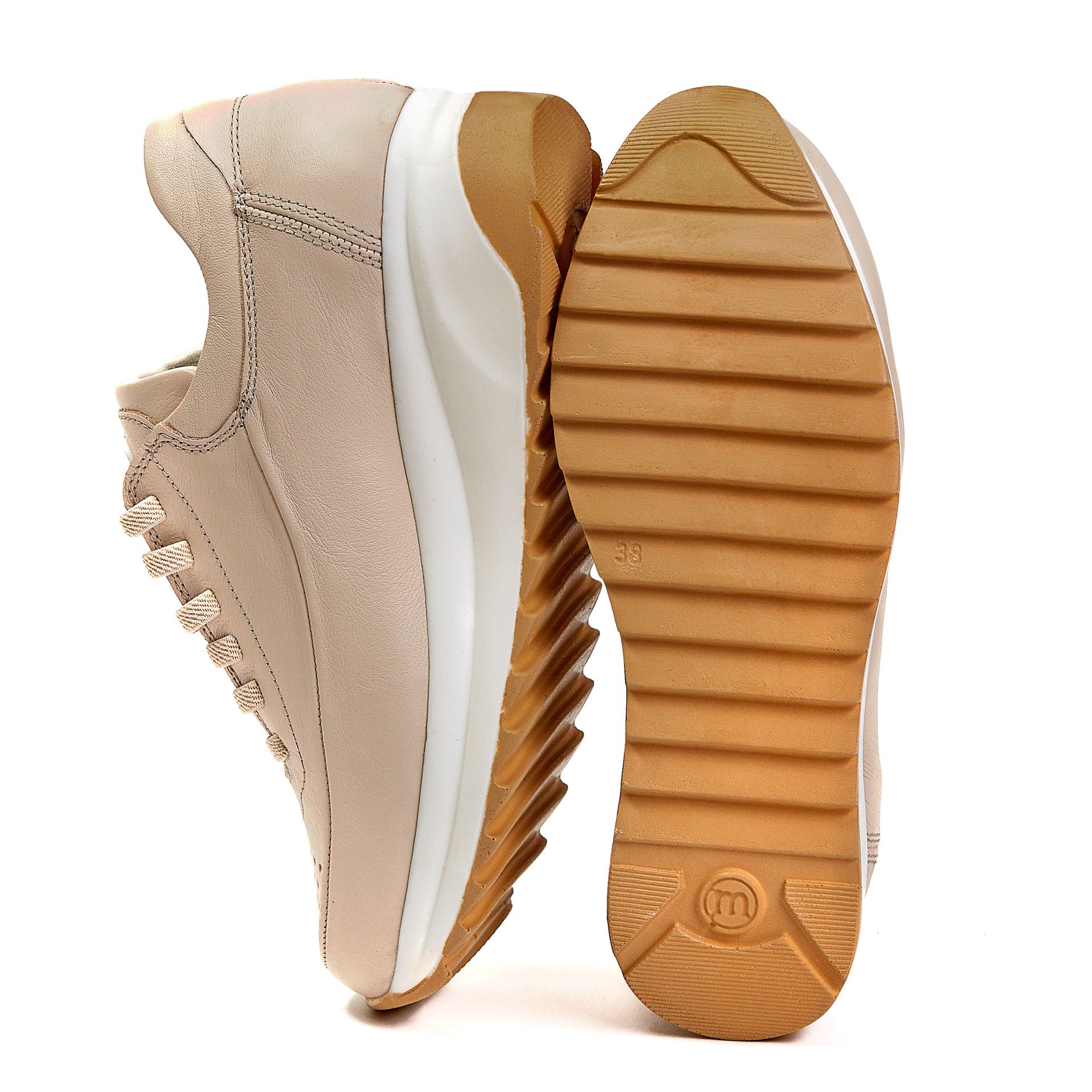 Кроссовки MD 01039 Бежевые