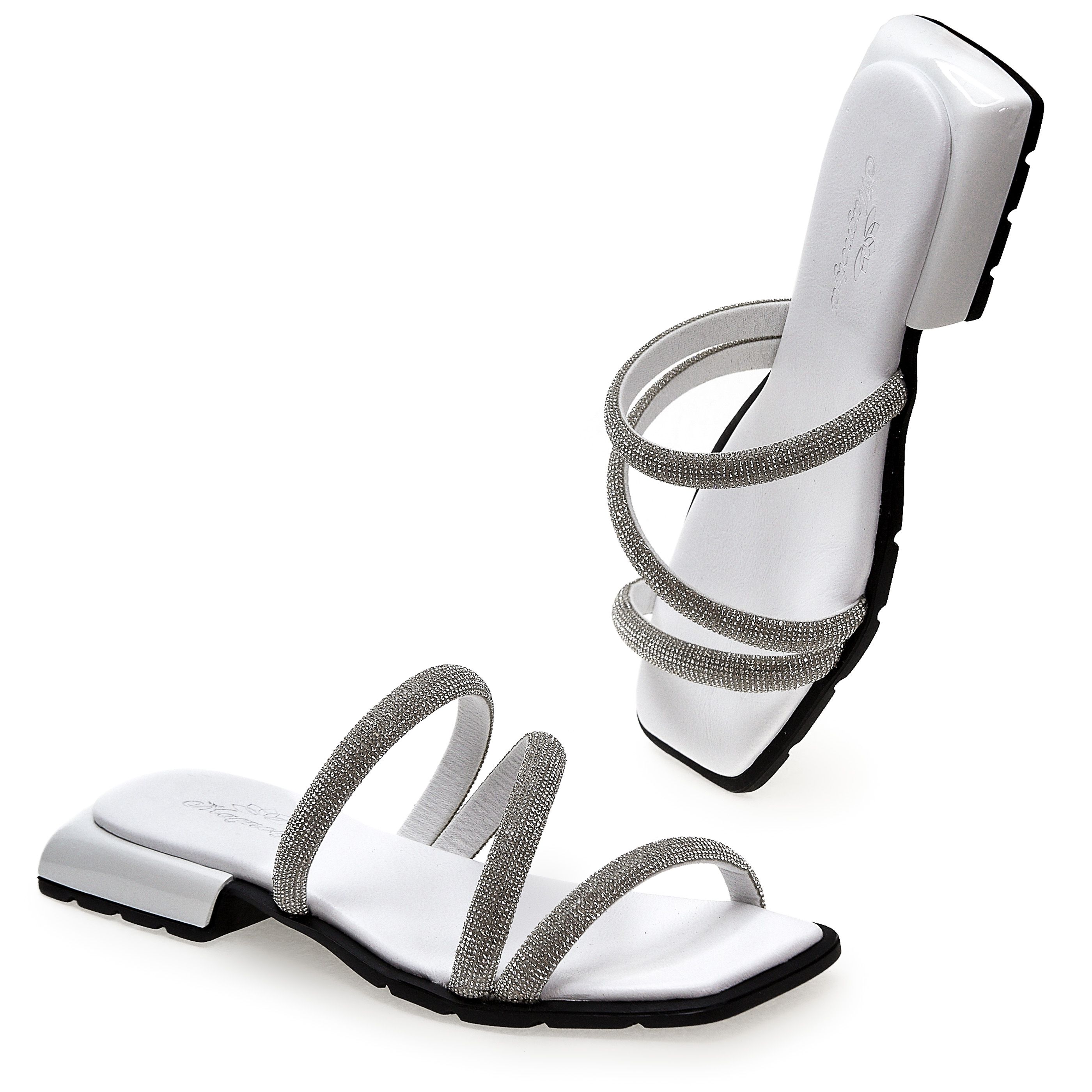 Шлепанцы Magnolya 01114 Белые