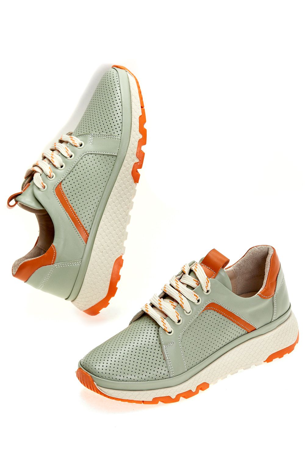 Кроссовки Evromoda 01073 Зеленые