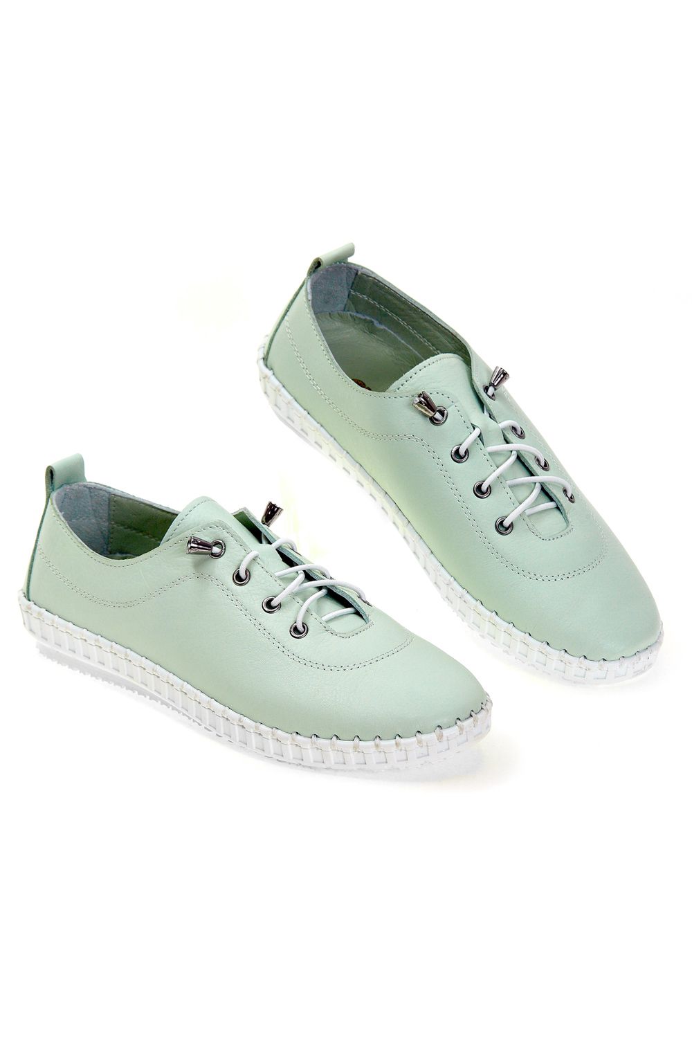 Кеды Evromoda 01087 Зеленые