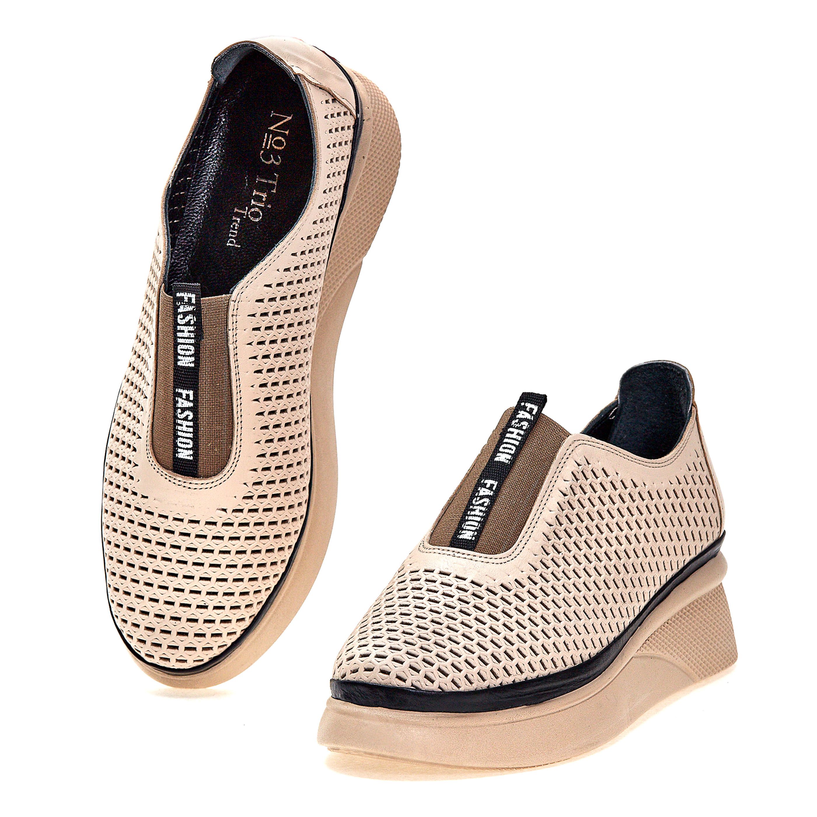 Туфли Trio 01100 Бежевые