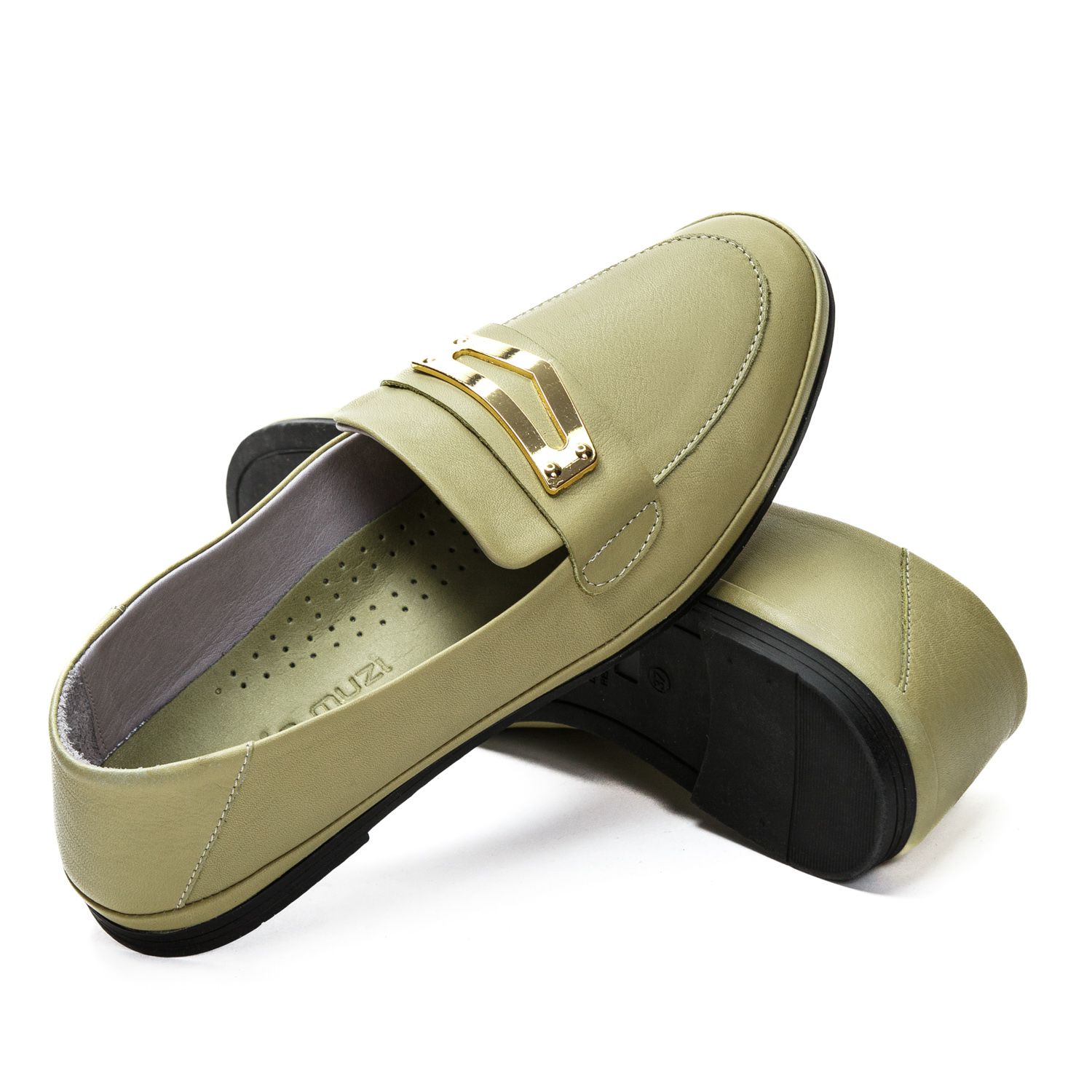 Лоферы Mario Muzi 01077 Зеленые