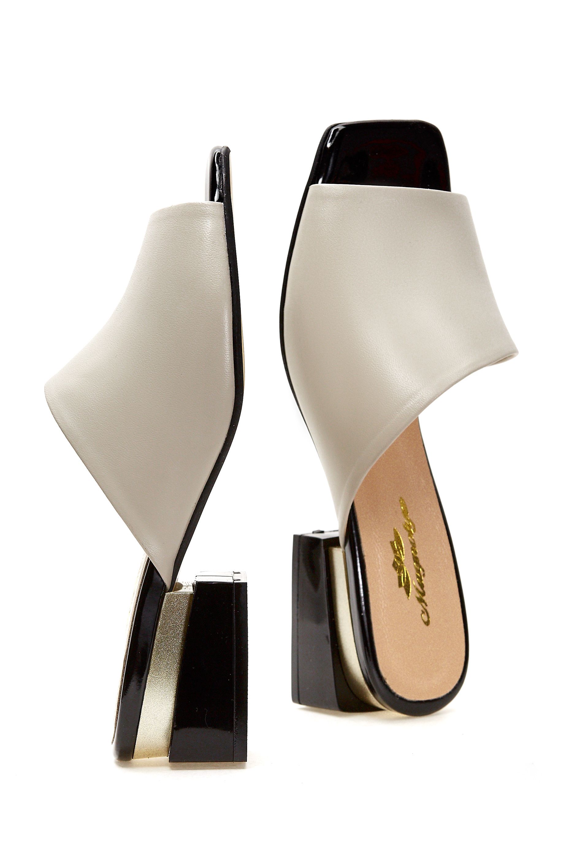 Мюли Magnolya 01129 Бежевые