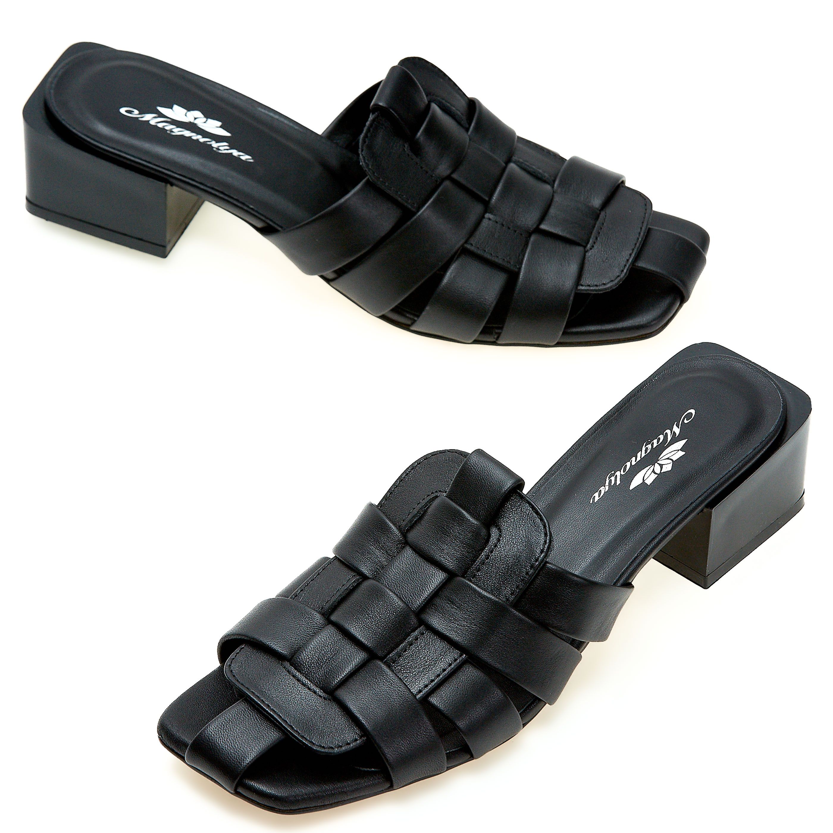 Мюли Magnolya 01143 Черные