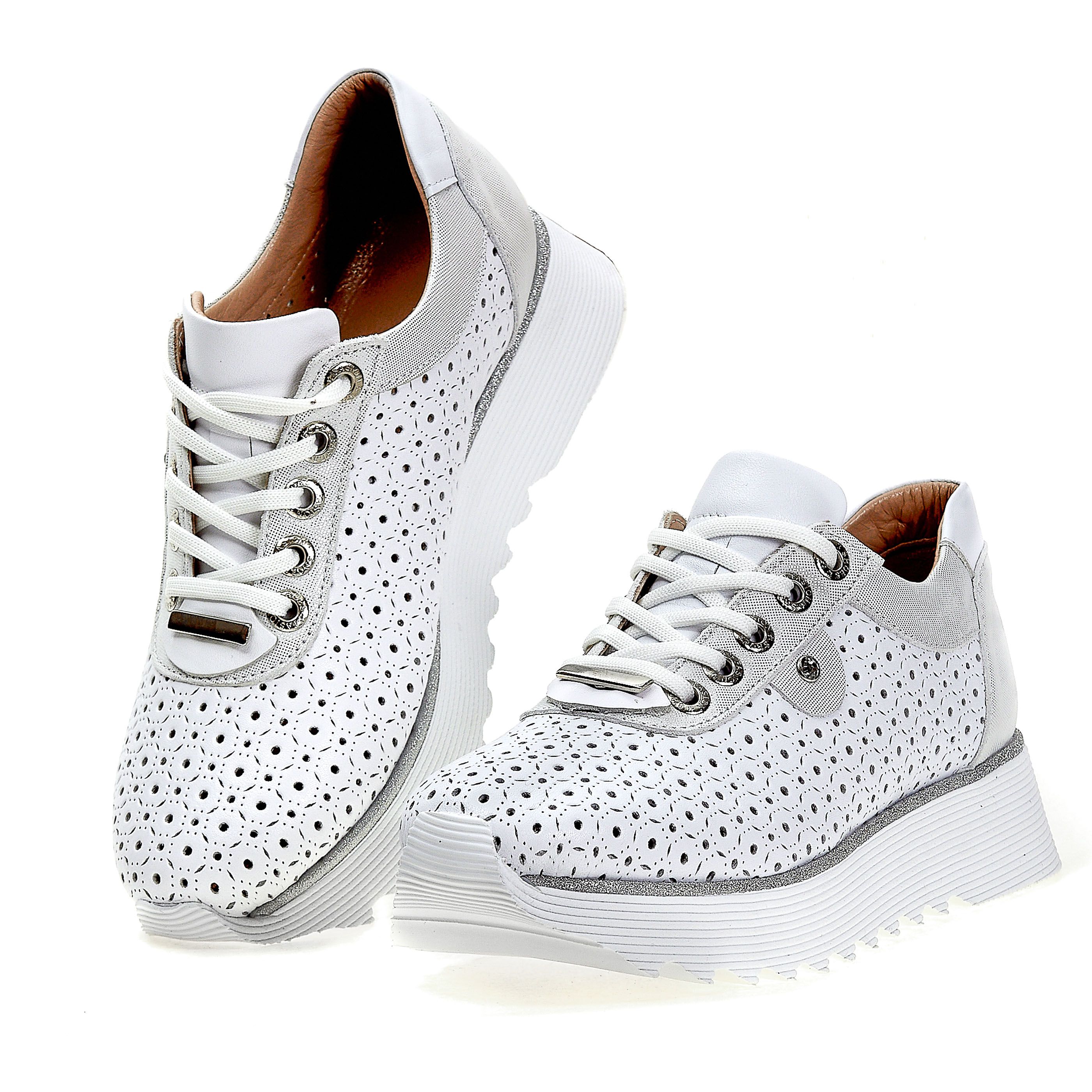 Туфли Evromoda 01121 Белые