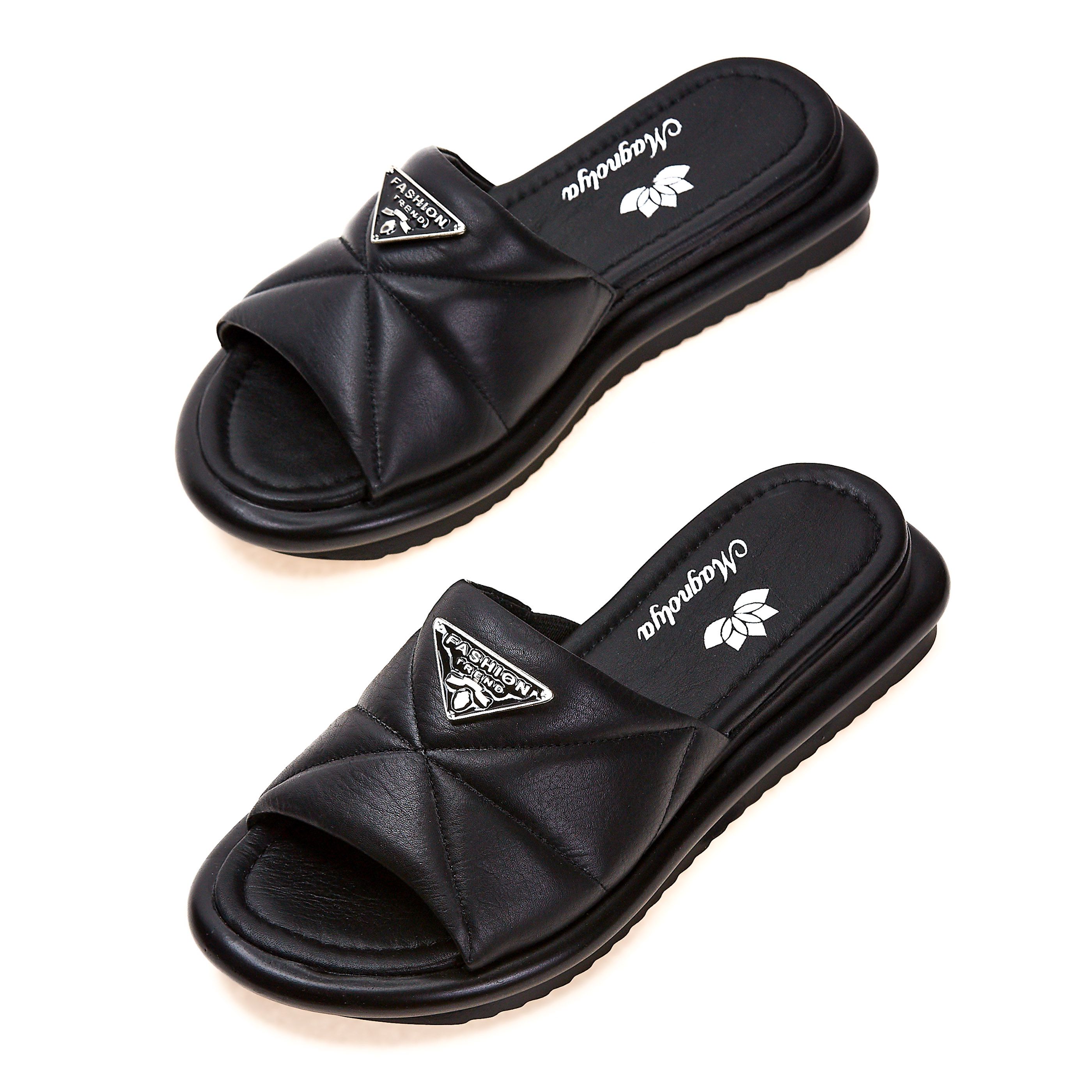 Шлепанцы Magnolya 01148 Черные