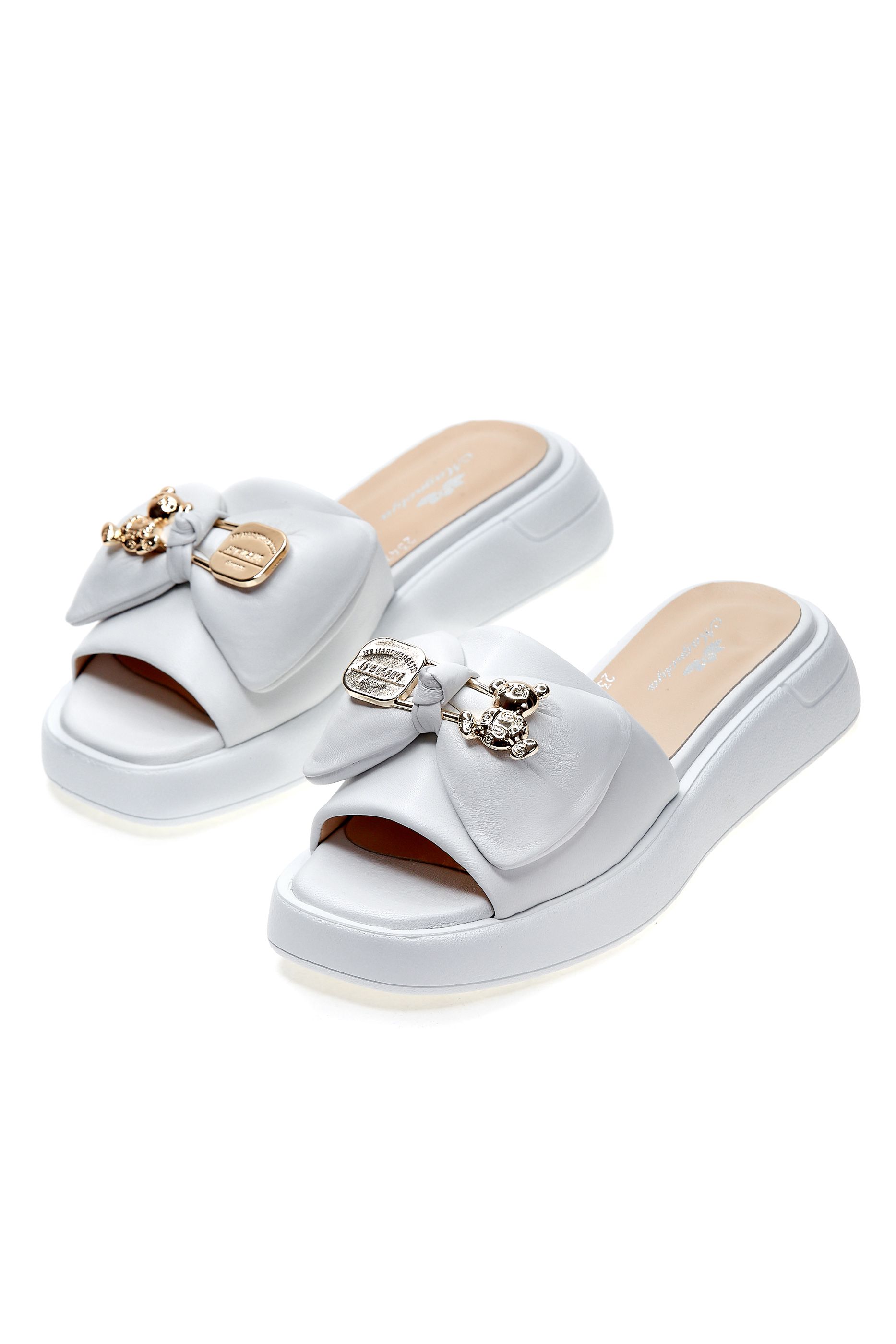 Шлепанцы Magnolya 01140 Белые