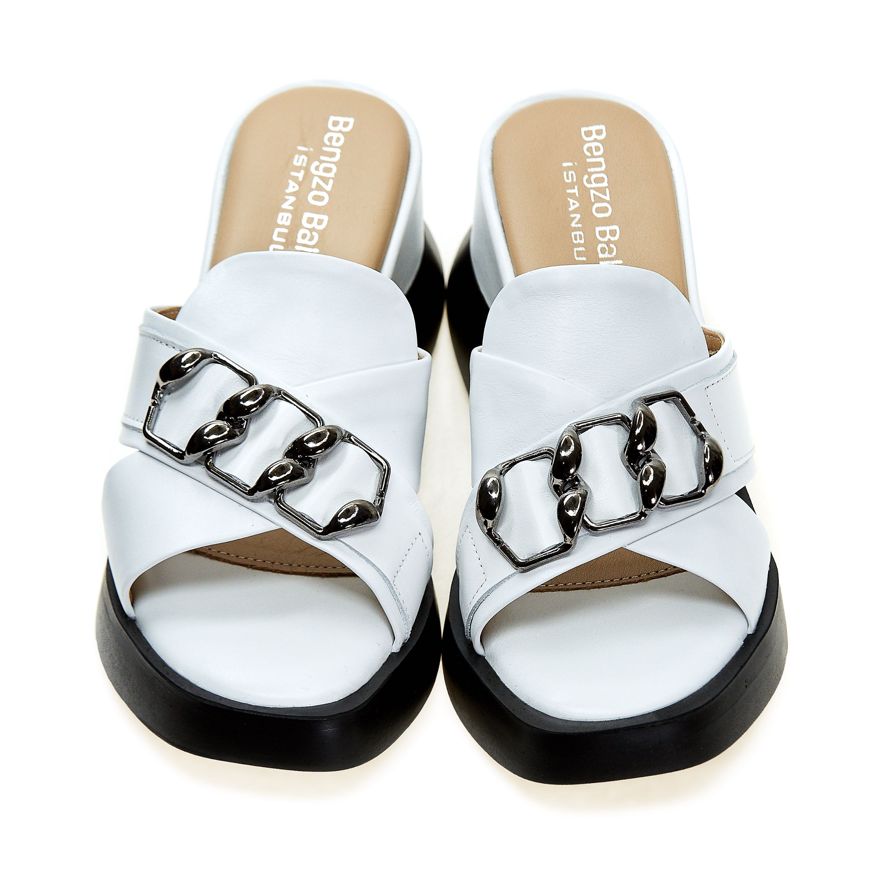 Шлепанцы Bengzo Baldini 01157 Белые