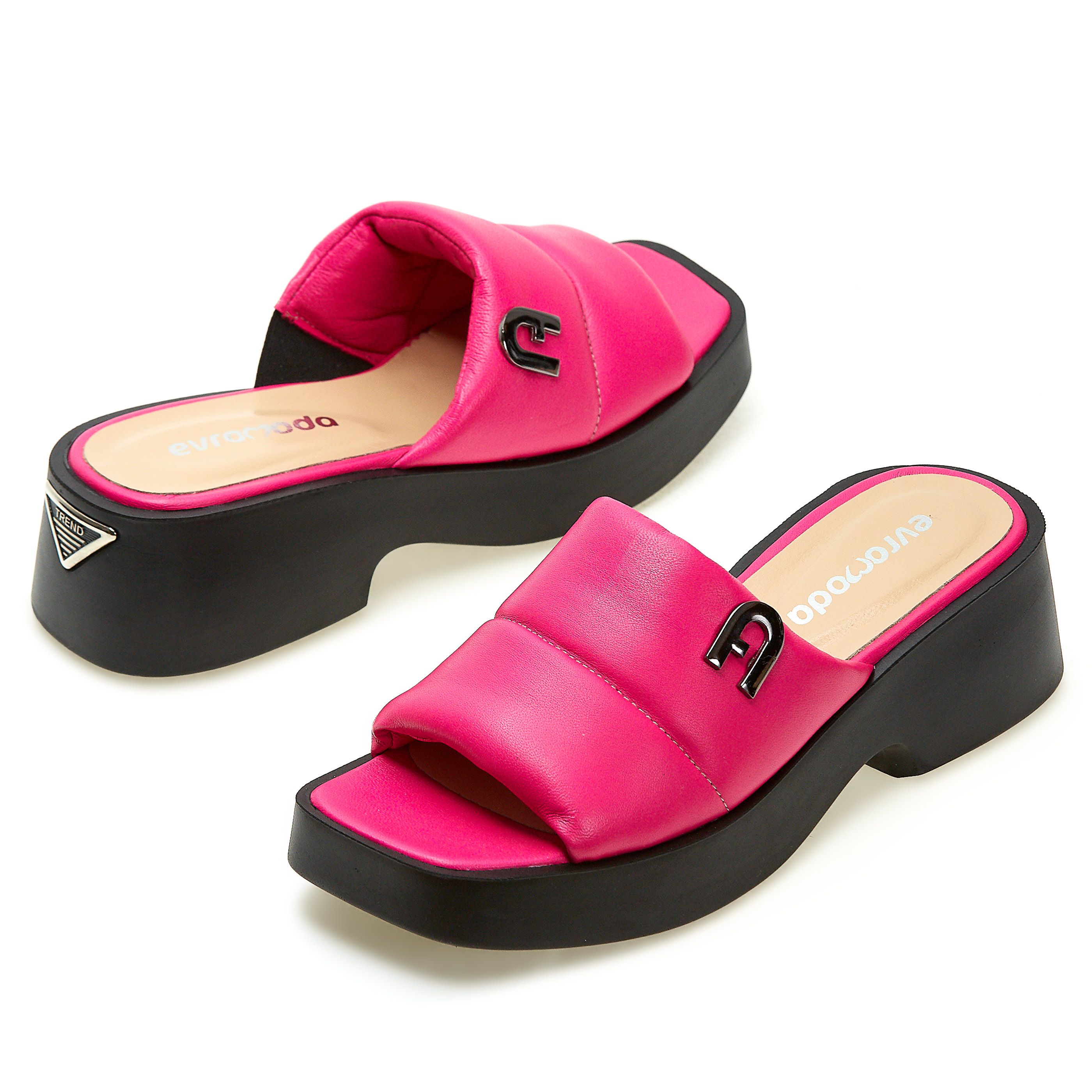 Шлепанцы Evromoda 01142 Розовые