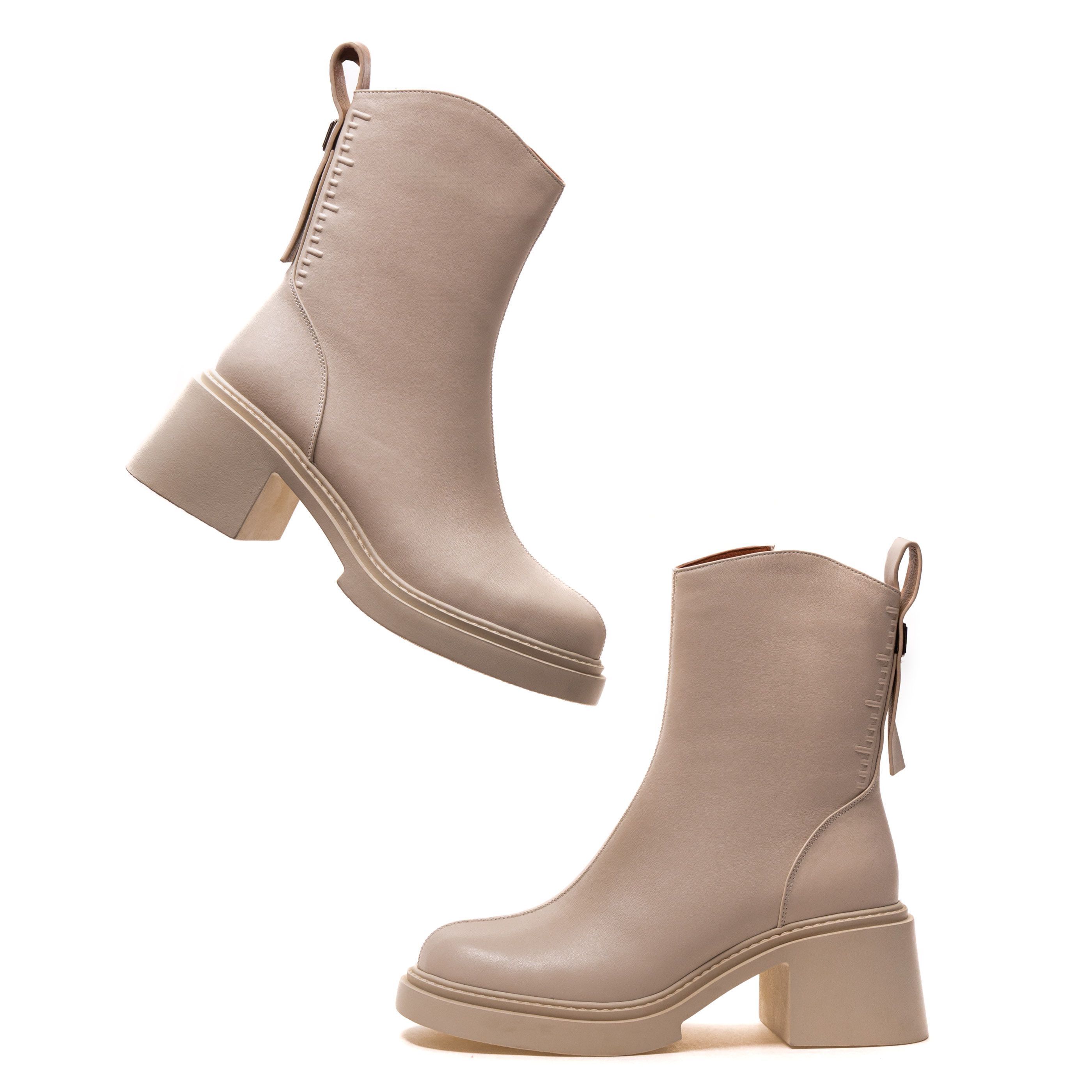 Ботинки Brocoly 01235 Бежевые