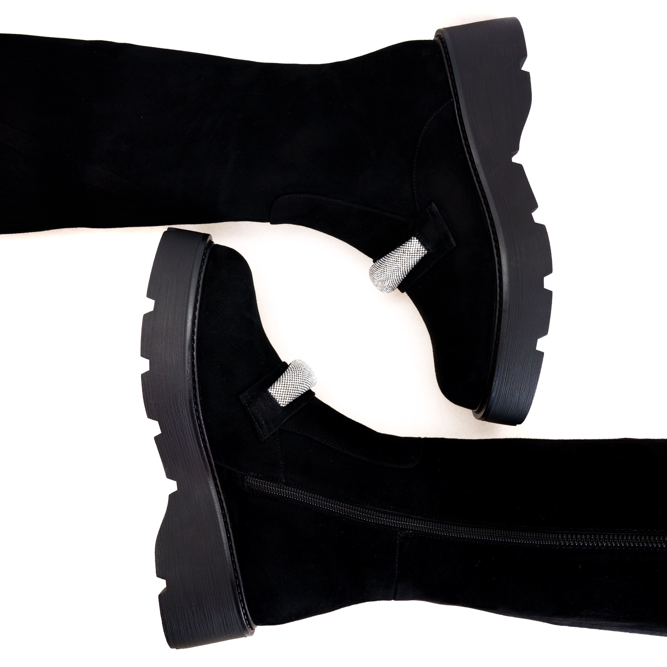 Ботфорты Vidorcci 01233 Черные