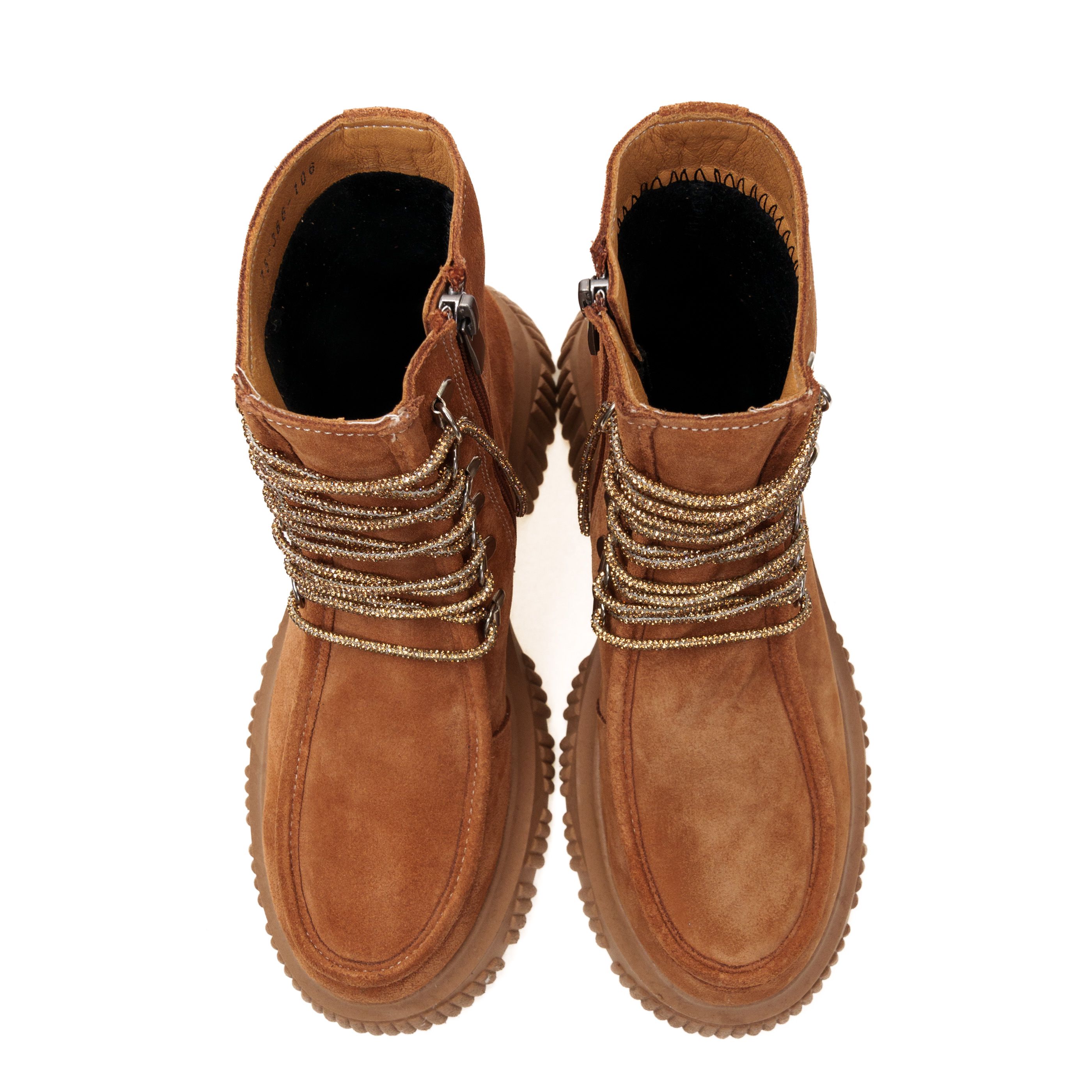 Ботинки Bengzo Baldini 01250 Рыжие