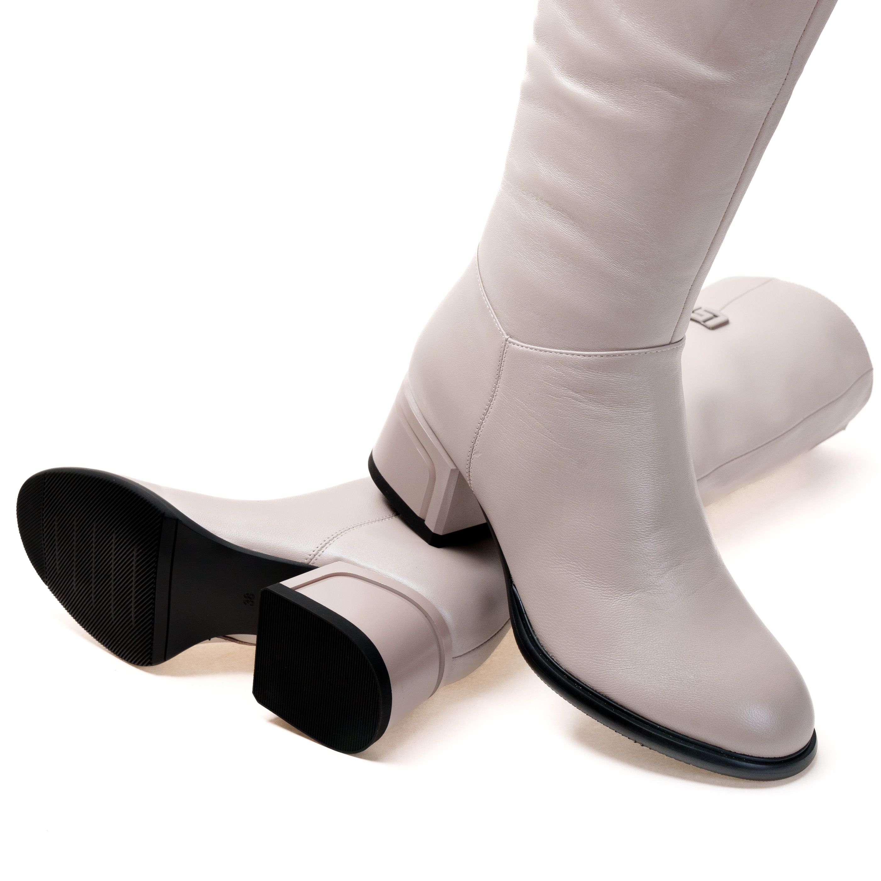 Сапоги My classic 01306 Бежевые