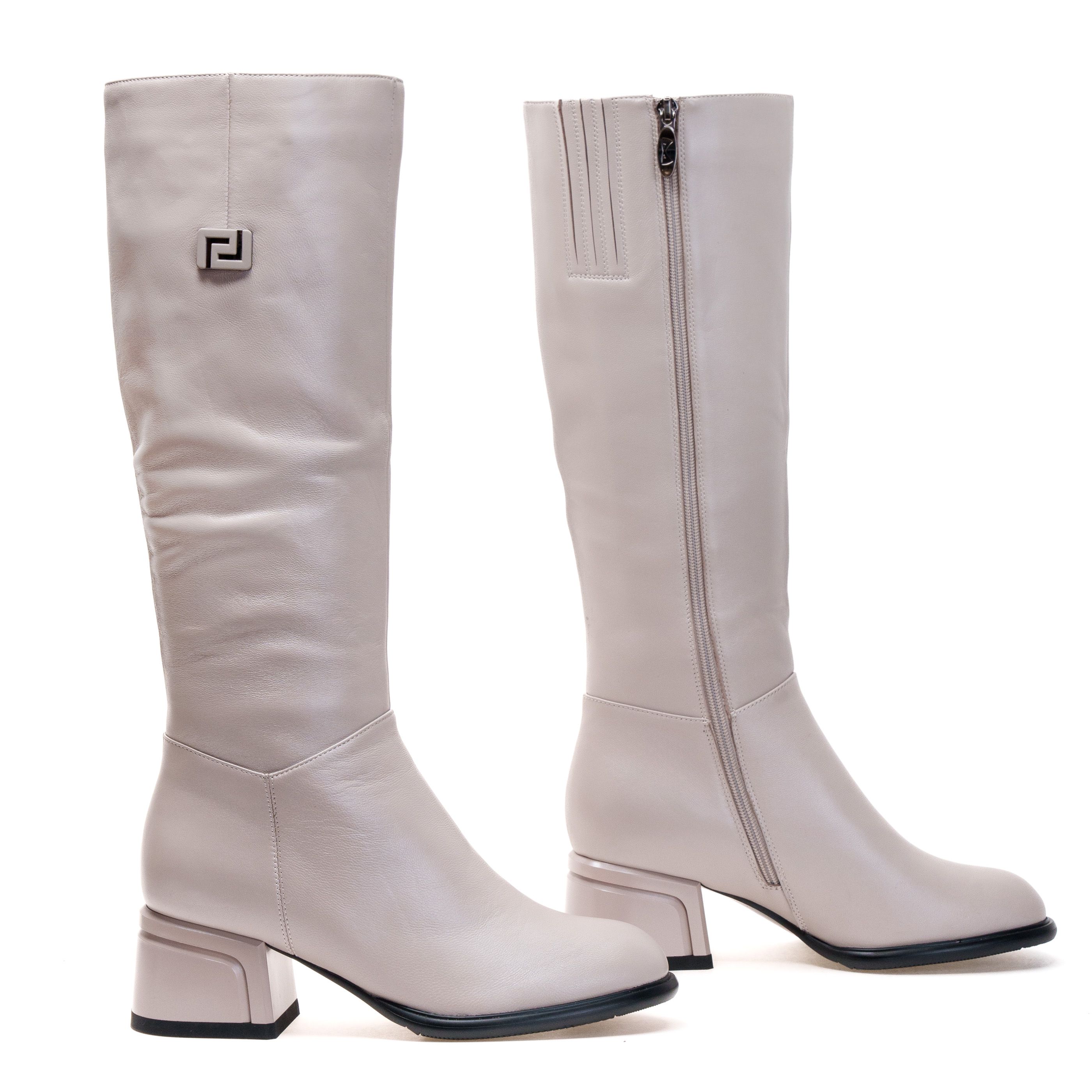 Сапоги My classic 01306 Бежевые