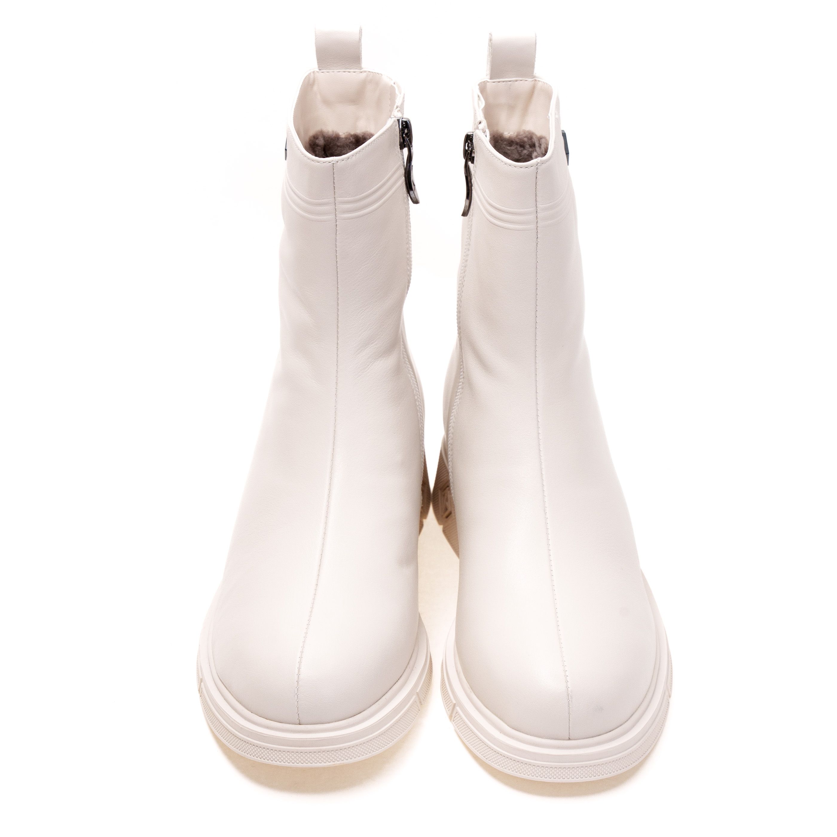 Ботинки My Classic 01300  Кремовые