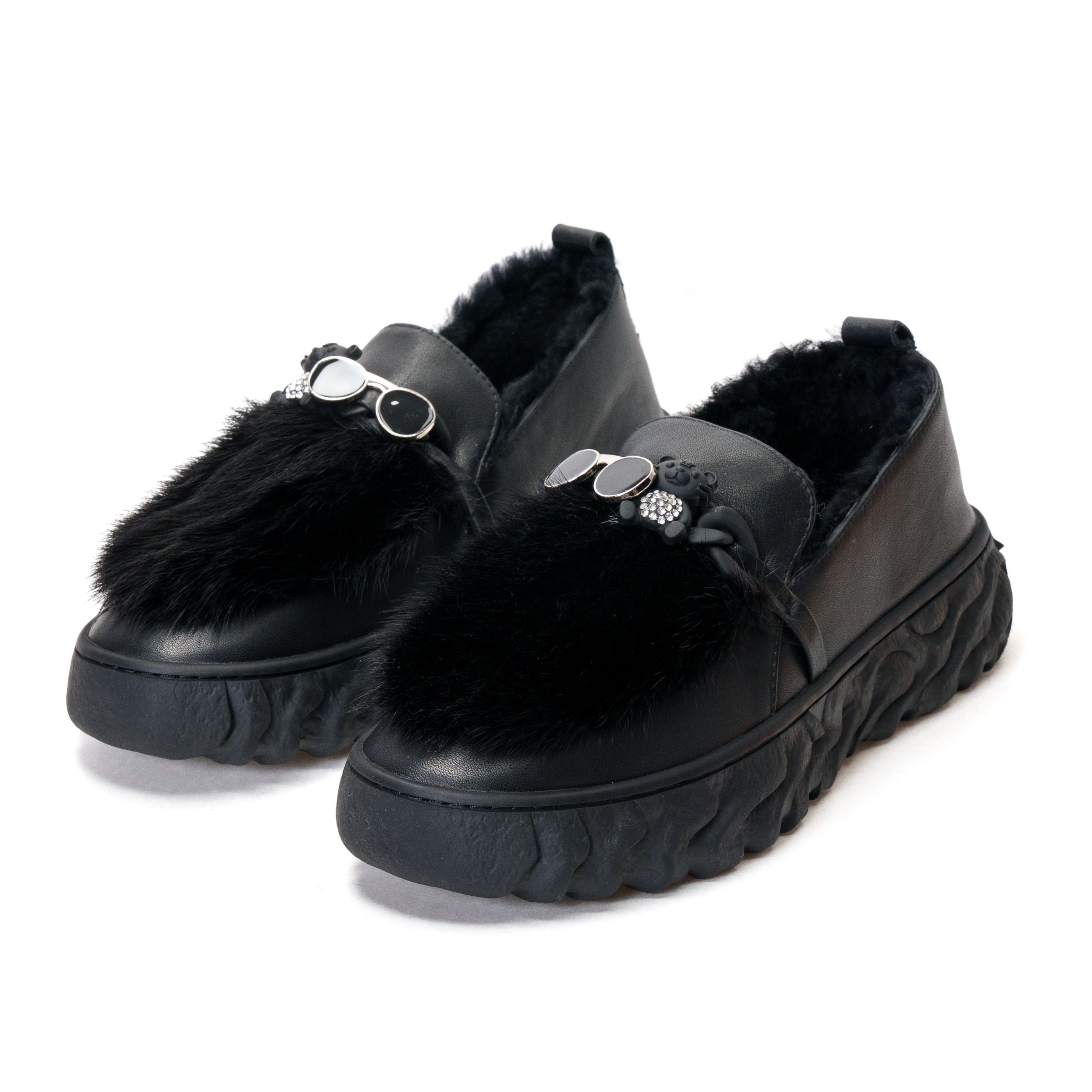 Лоферы Verendina 01293 Черные