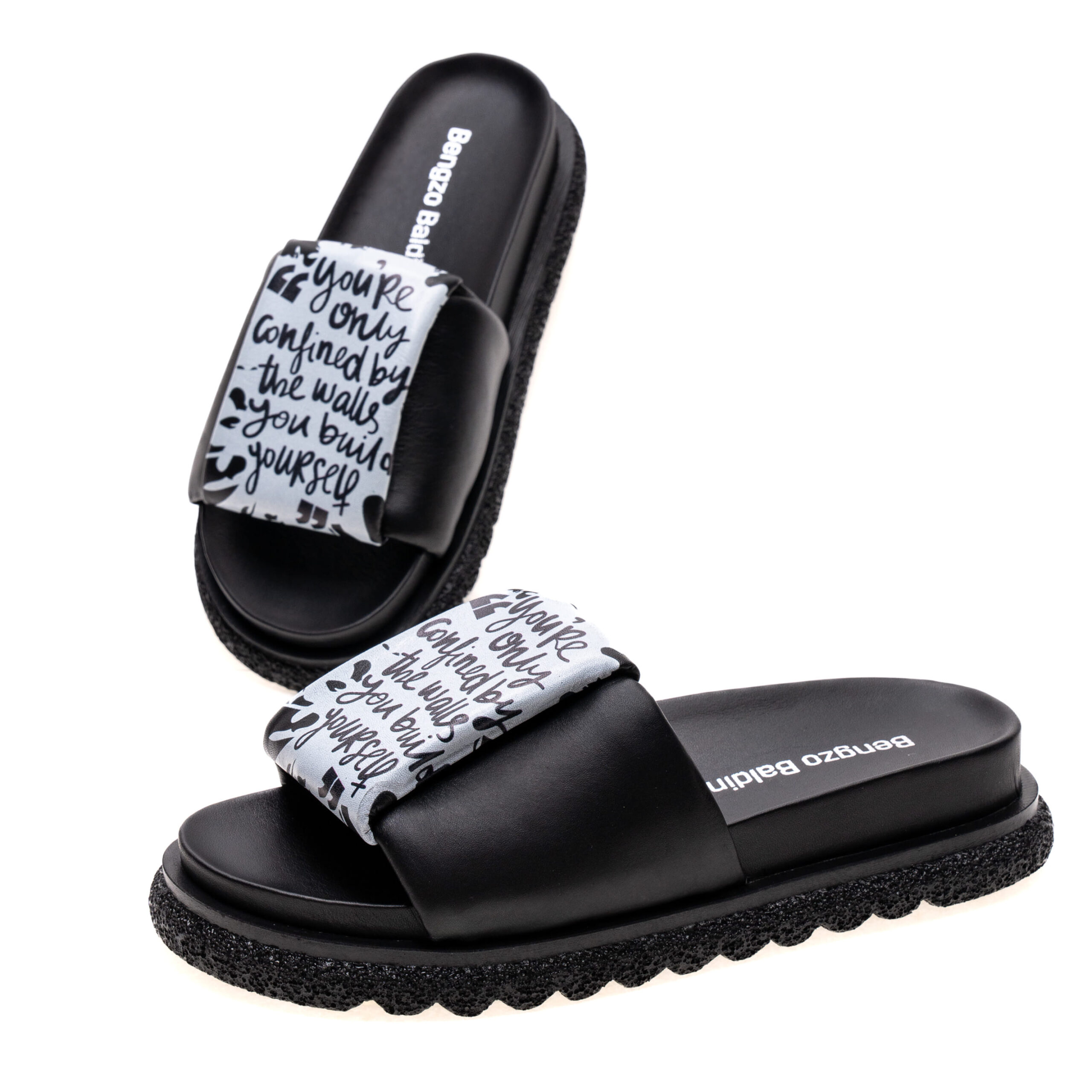 200-24-38-1 Шльопанці Bengzo Baldini 01446 Чорні - Зображення 1