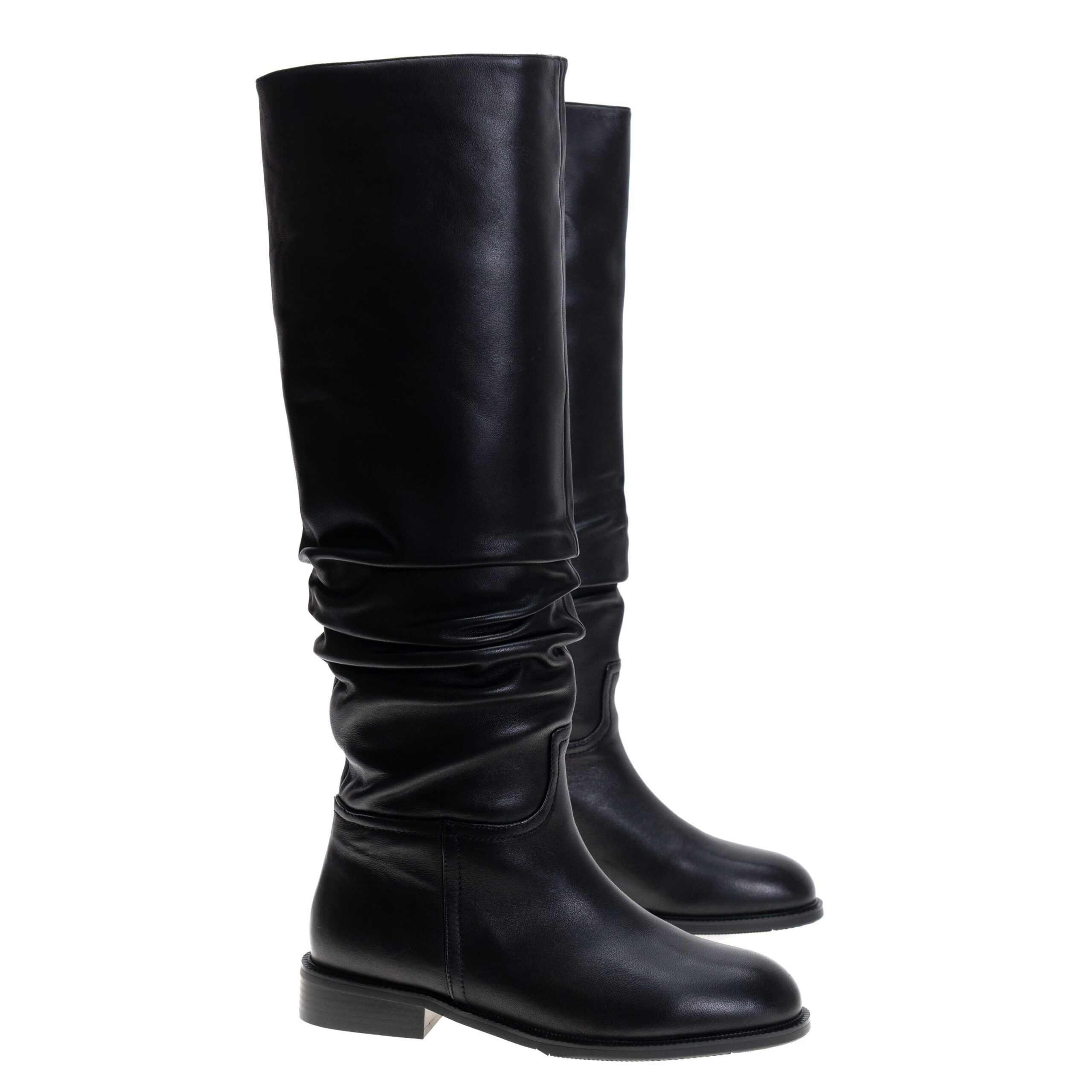 NY73090D-18-S216-2 Ботфорти Vidorcci 01522 Чорні - Зображення 1