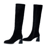 Ботфорти-панчохи Brocoly 01476 Чорні