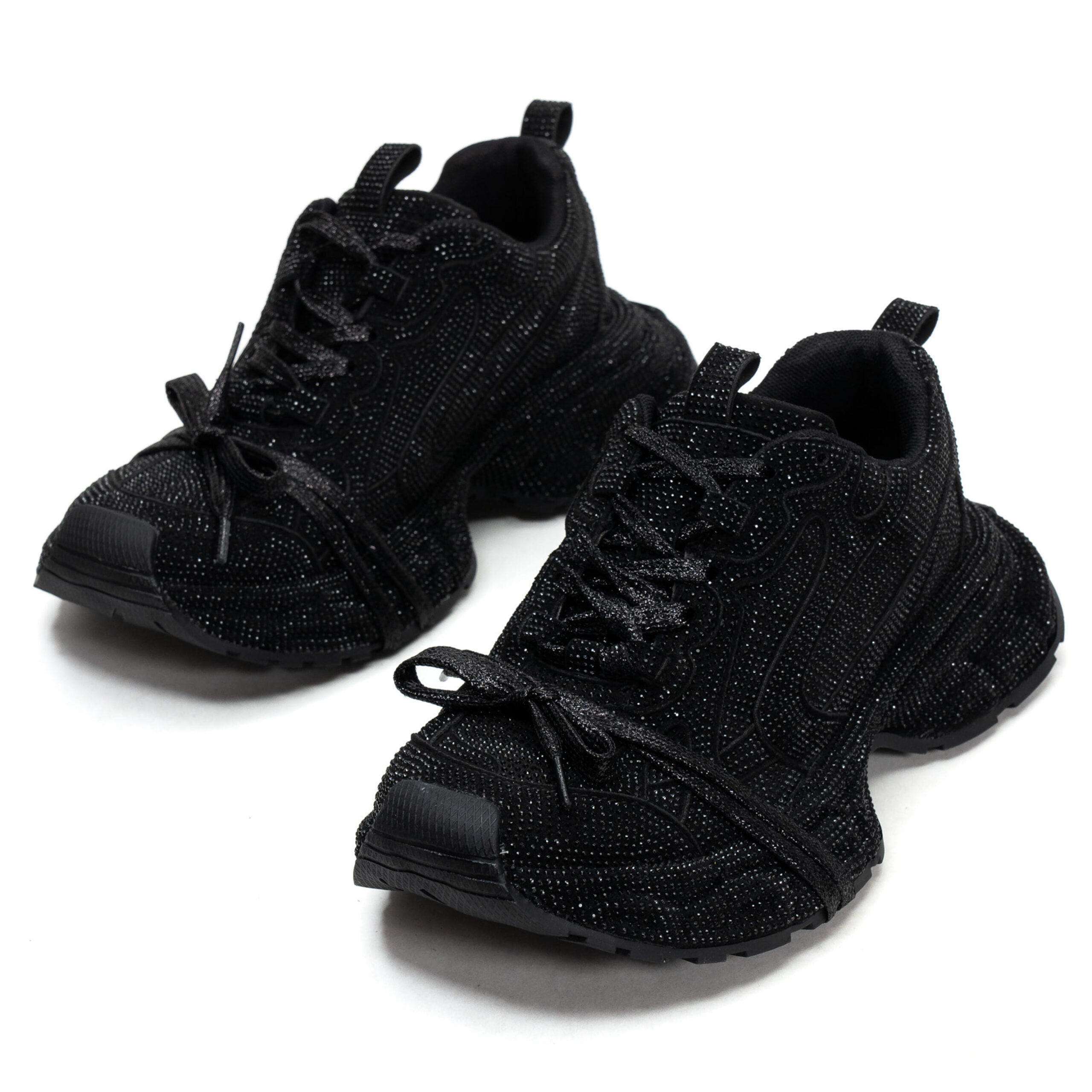 610-2black-2 Кросівки Bigrosse 01575 Чорні - Зображення 1