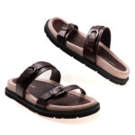 Шльопанці Verendina 01675 Бордові