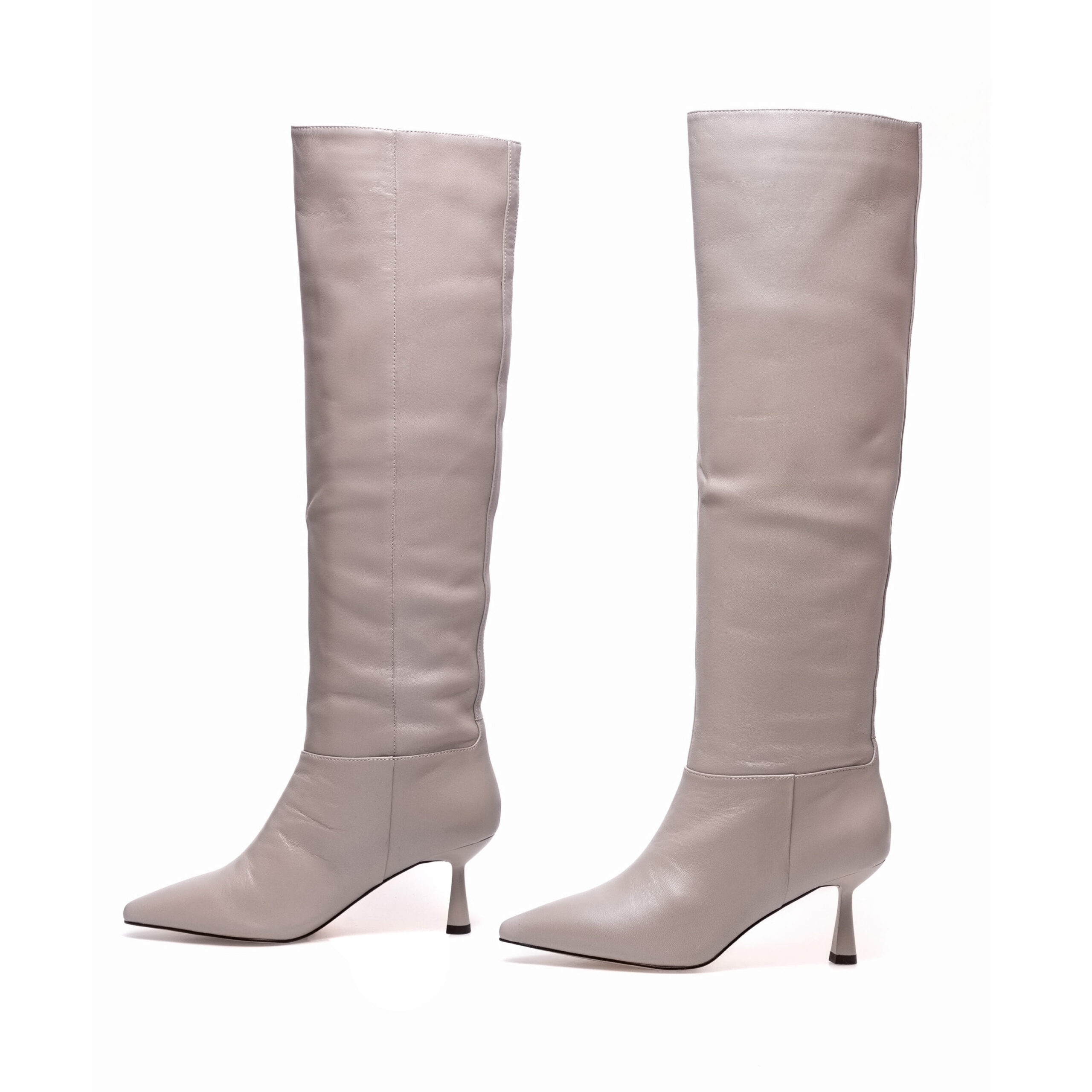 NY72379D-18-R51 Ботфорти Vidorcci 01742 Бежеві - Зображення 1